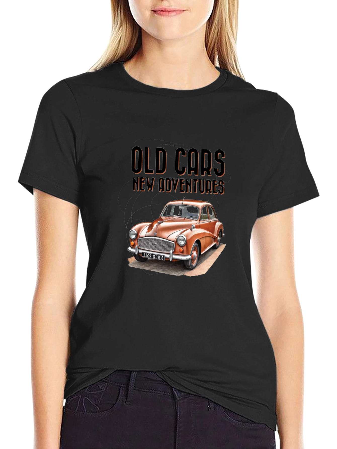 Old Cars New Adventures Graphic T-Shirt