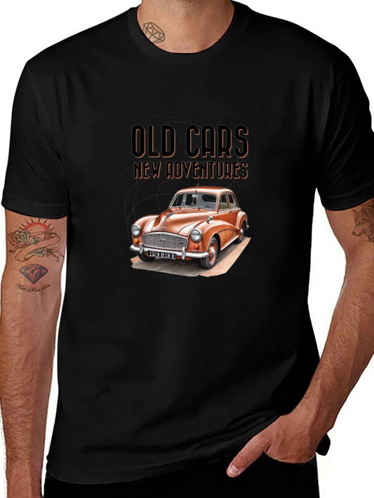 Old Cars New Adventures Graphic T-Shirt