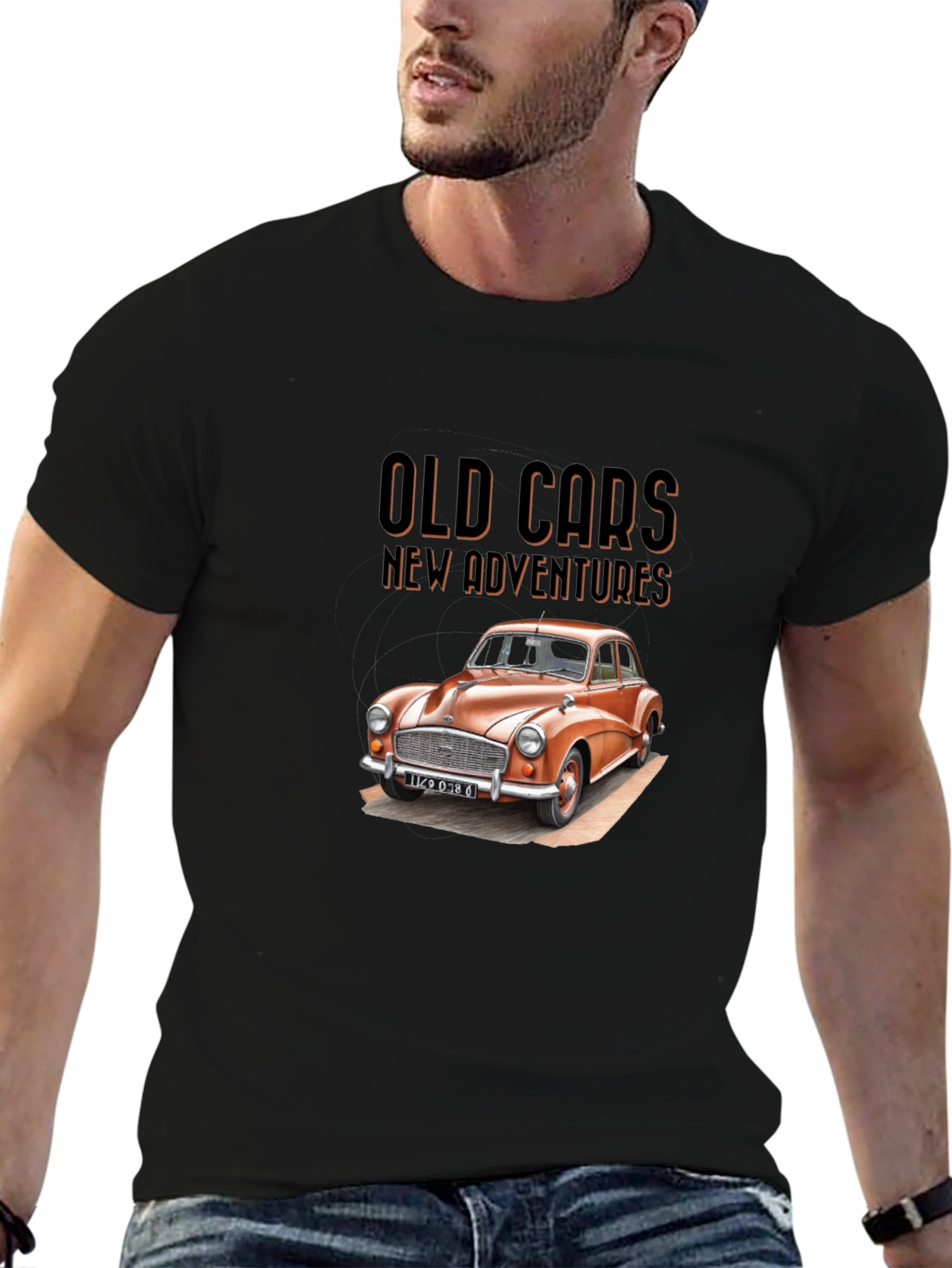 Old Cars New Adventures Graphic T-Shirt