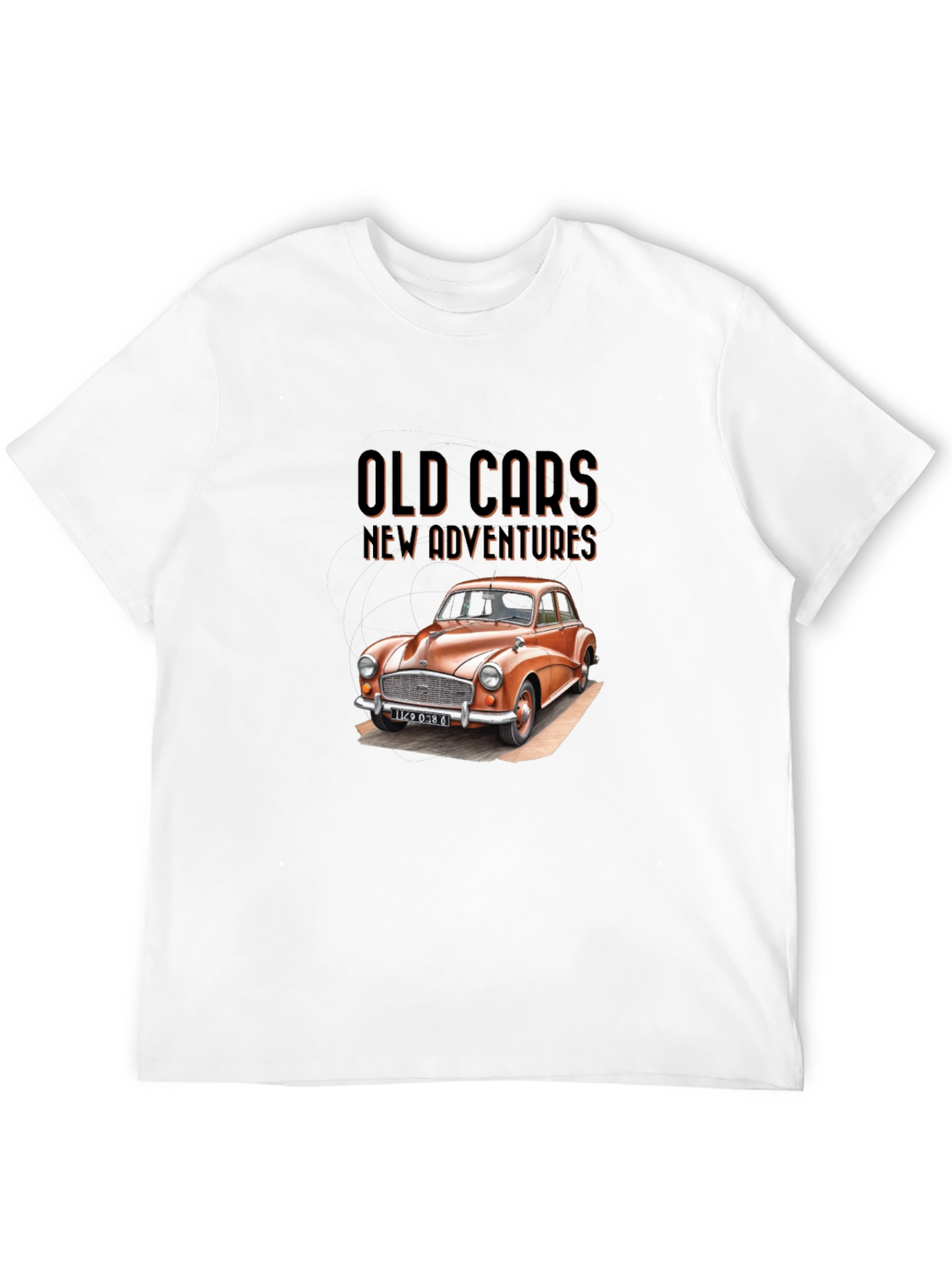 Old Cars New Adventures Graphic T-Shirt