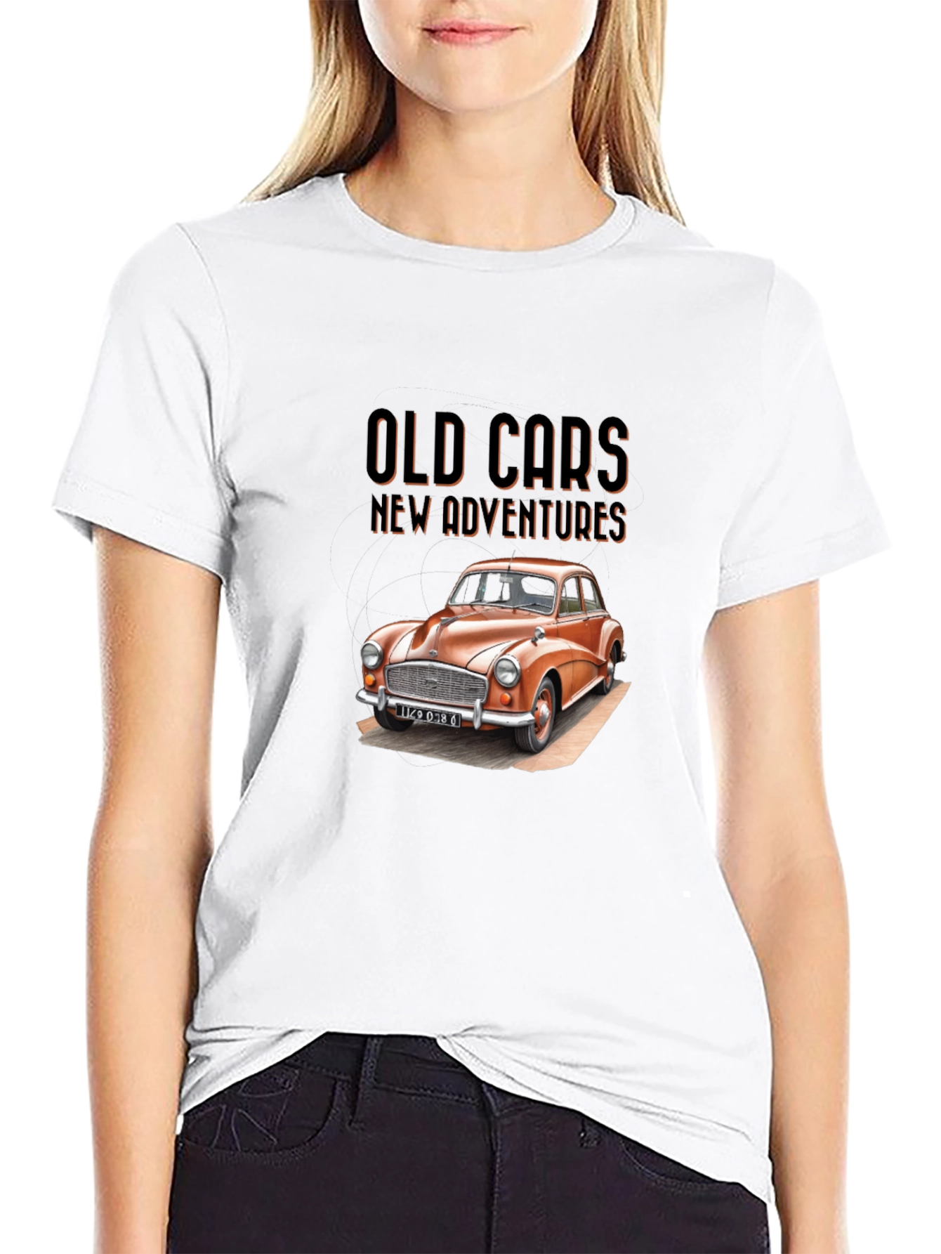 Old Cars New Adventures Graphic T-Shirt