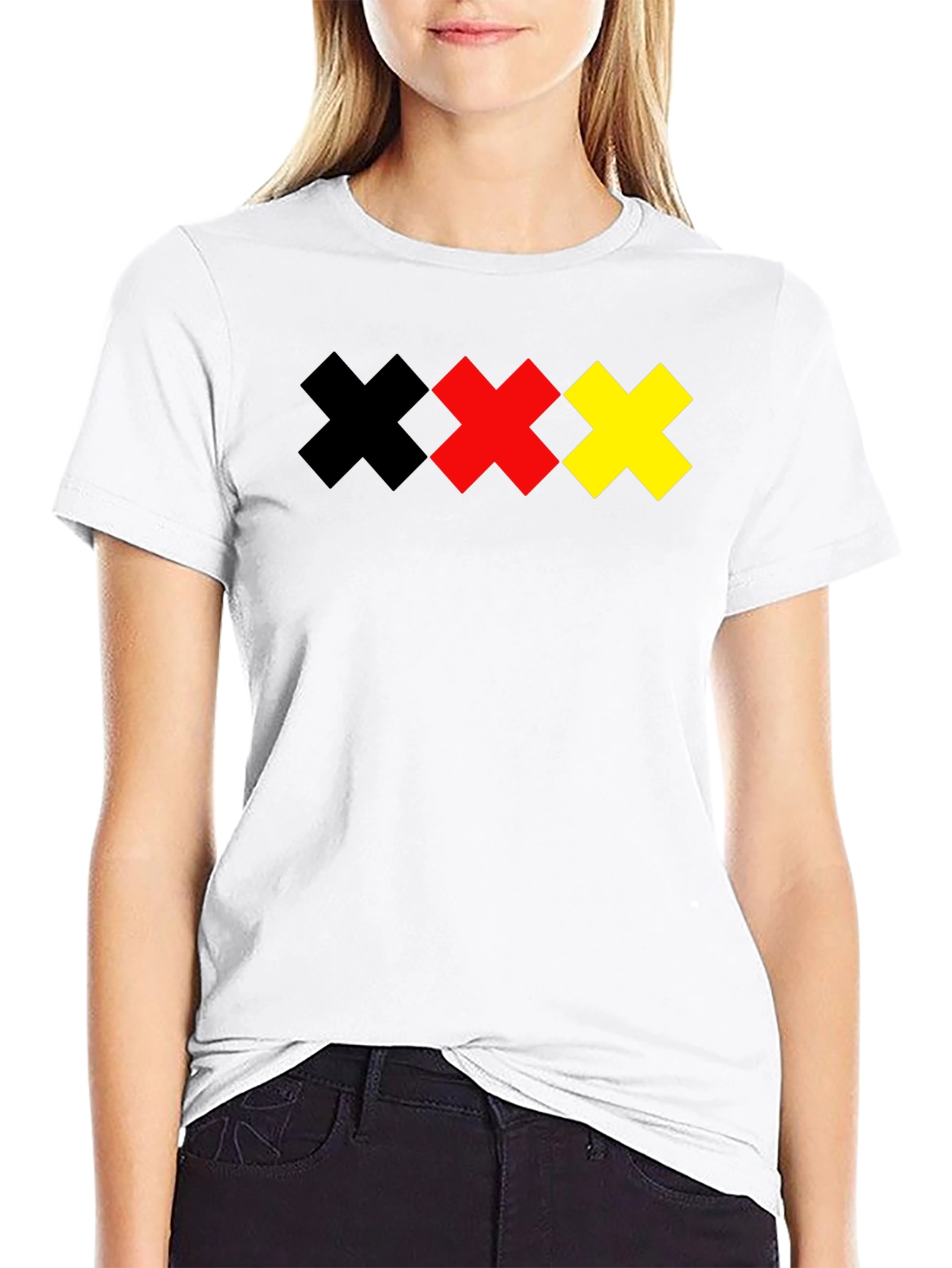 Amsterdam XXX T-Shirt - Black Cotton Graphic Tee