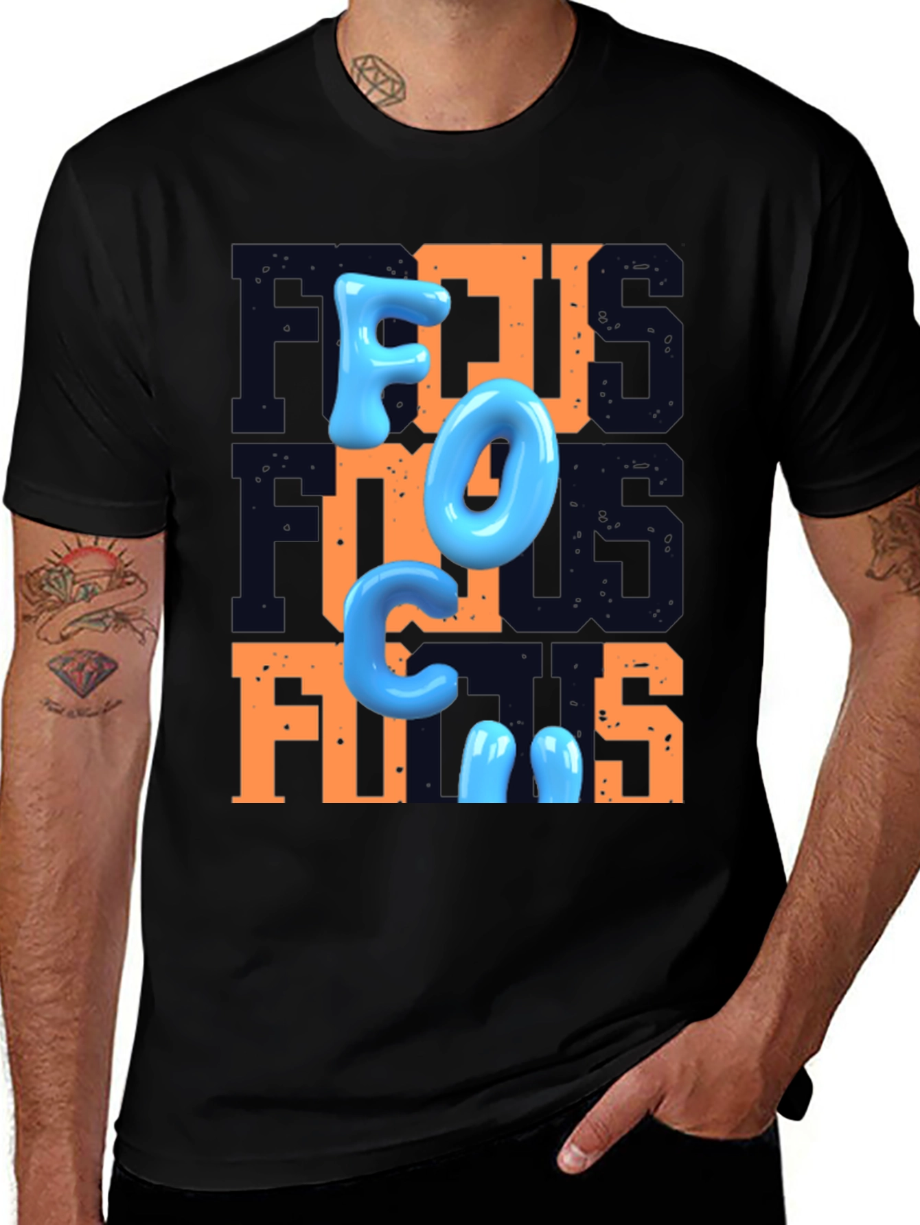 Focus Graphic Print Tee