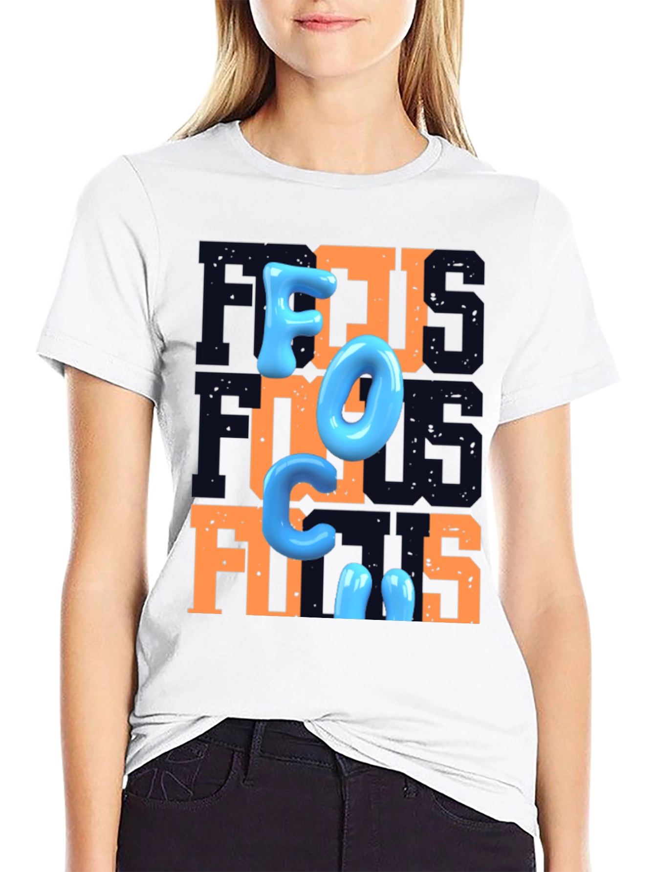 Focus Graphic Print Tee