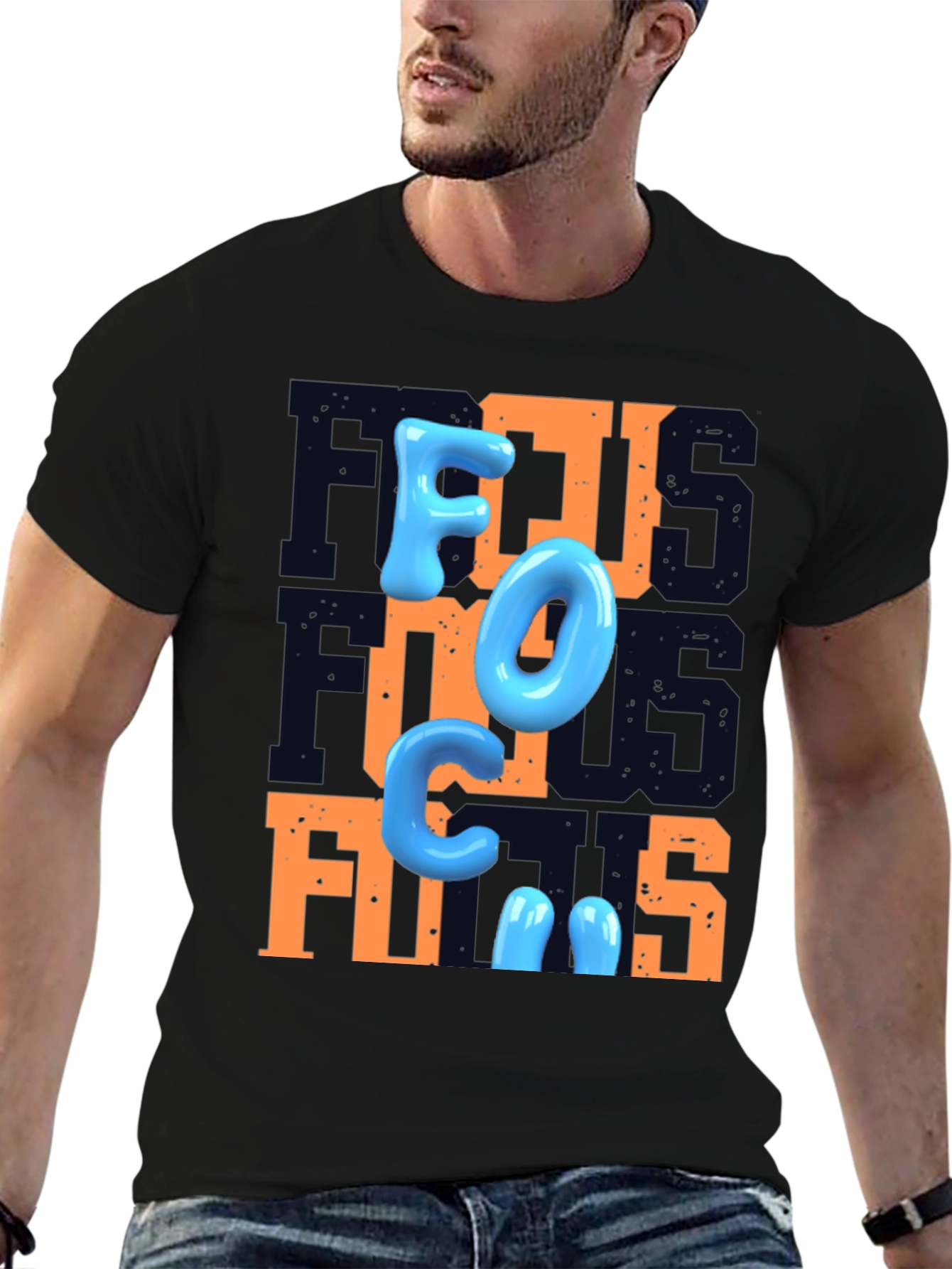 Focus Graphic Print Tee