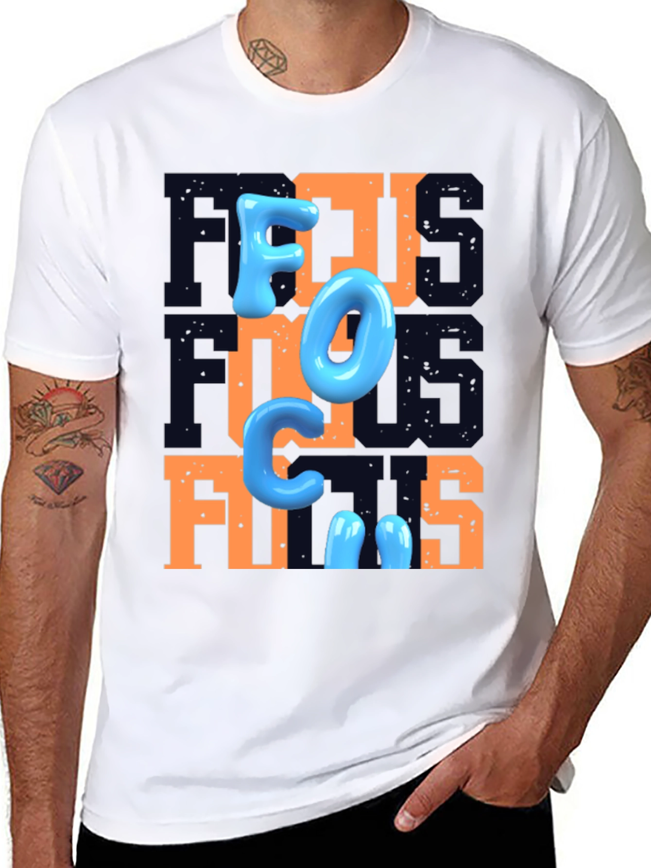 Focus Graphic Print Tee