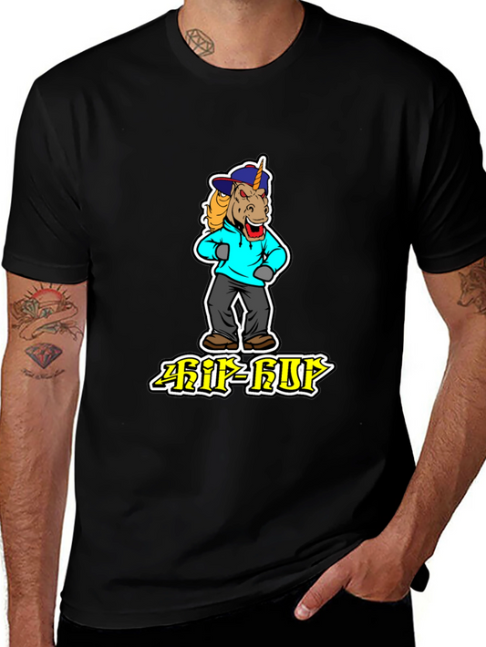 Hip Hop Unicorn Graphic Tee