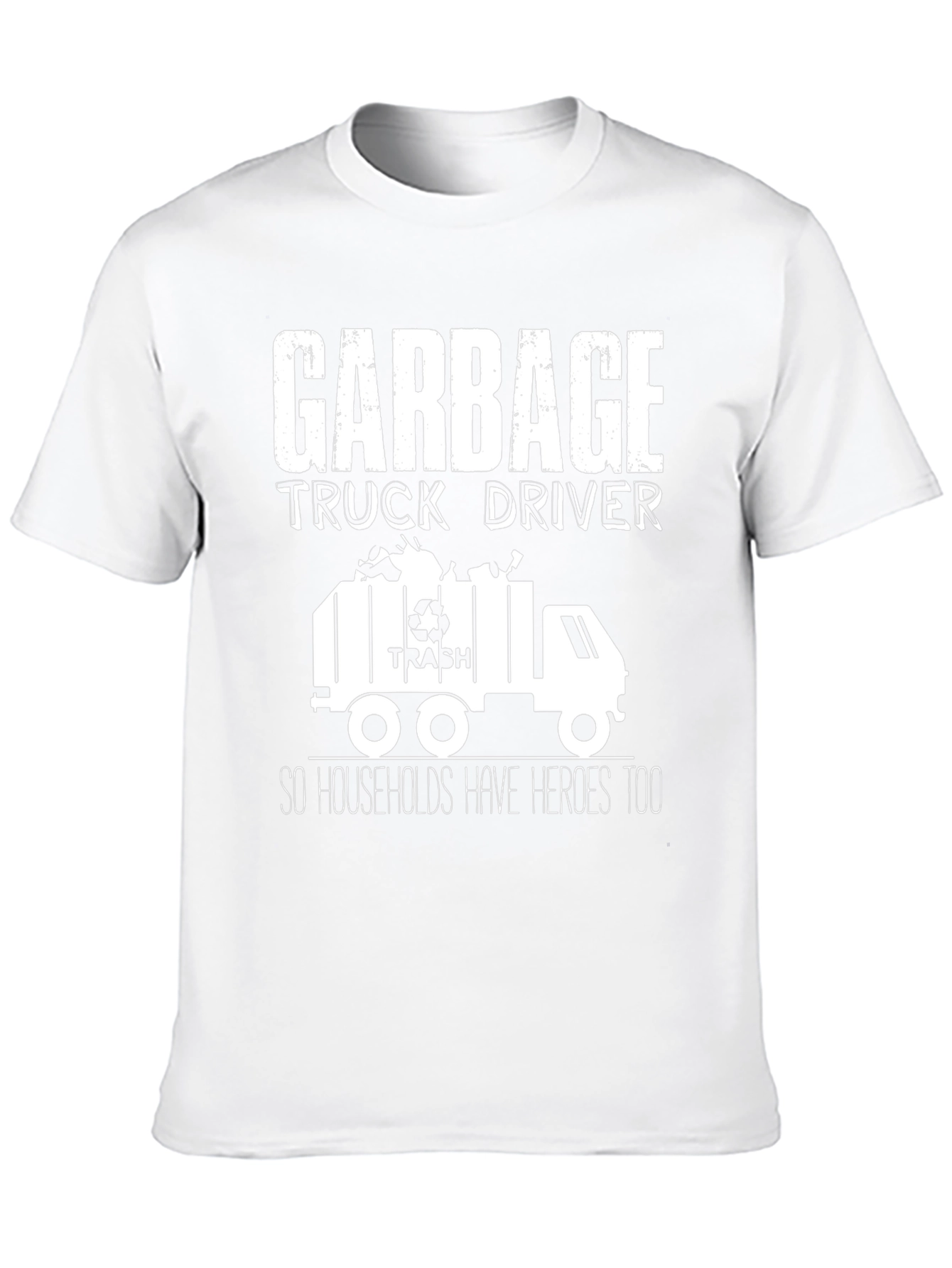 Garbage Truck Driver Hero T-Shirt - Black