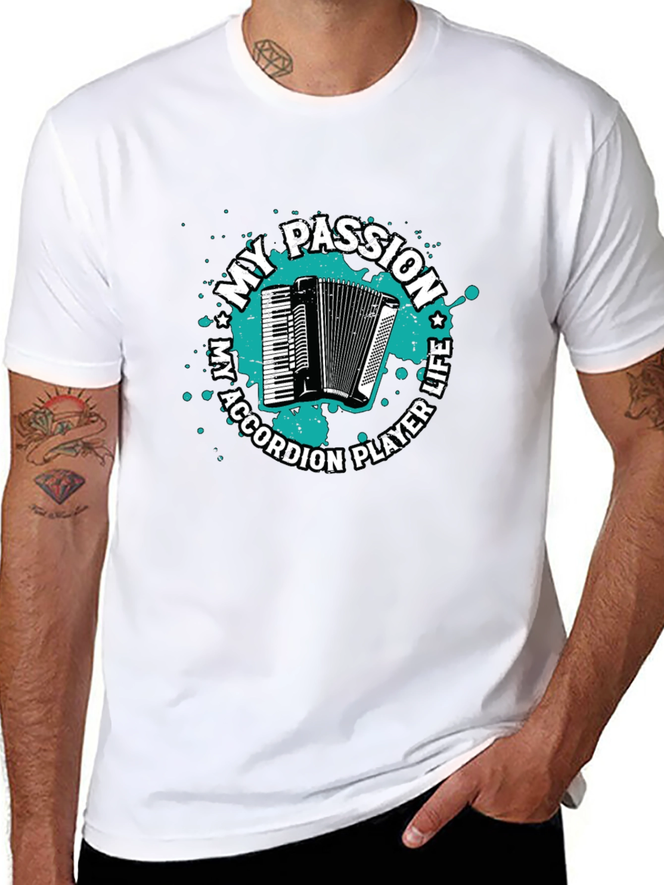 Accordion Player Passion T-Shirt