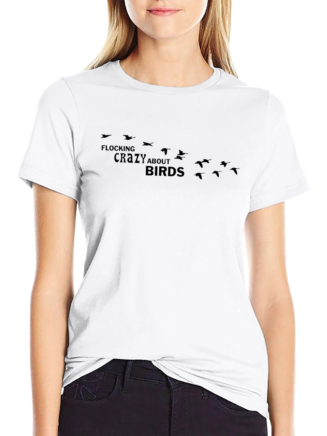 Flocking Crazy About Birds Graphic Tee