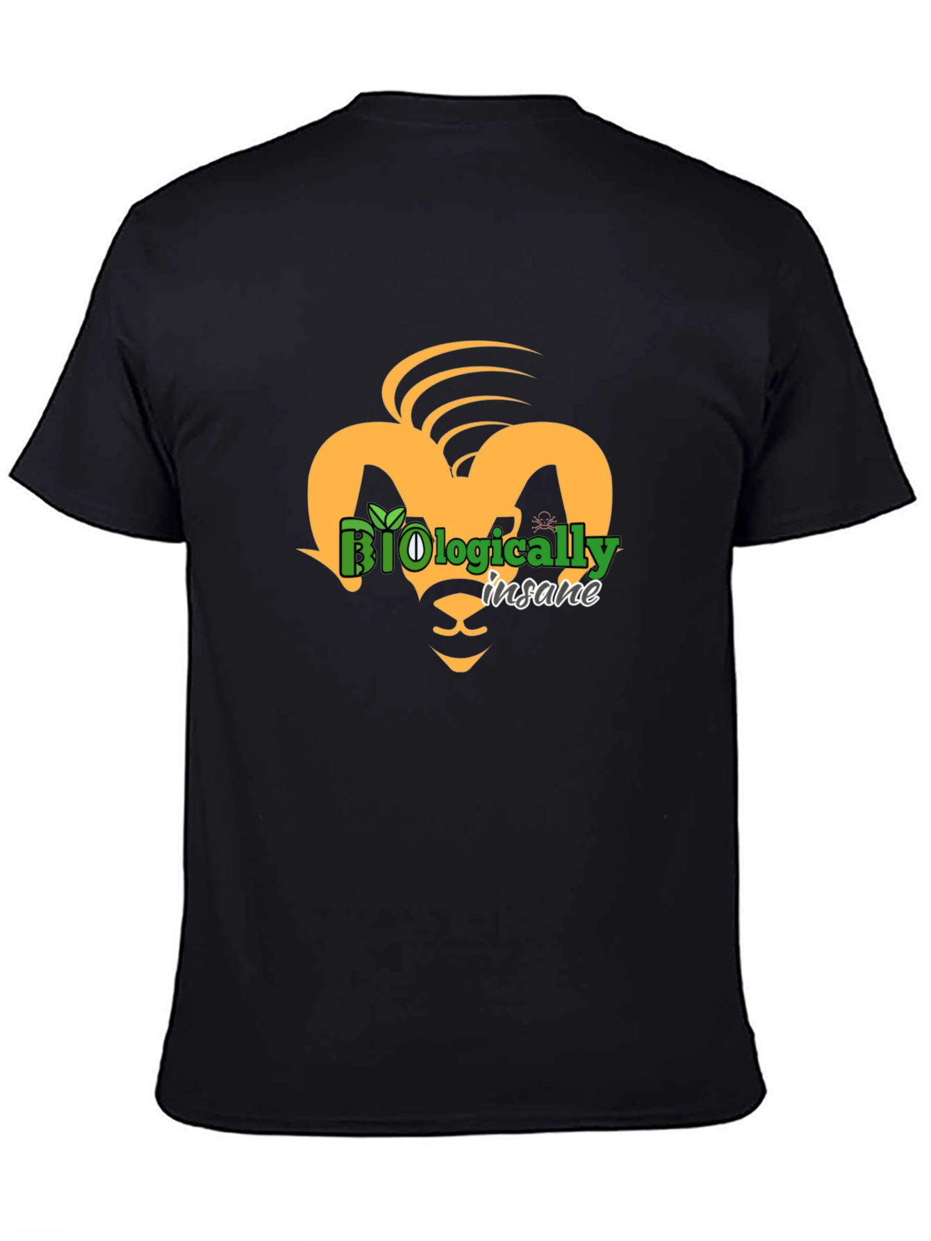 Biologically Insane Ram Graphic Tee - Black
