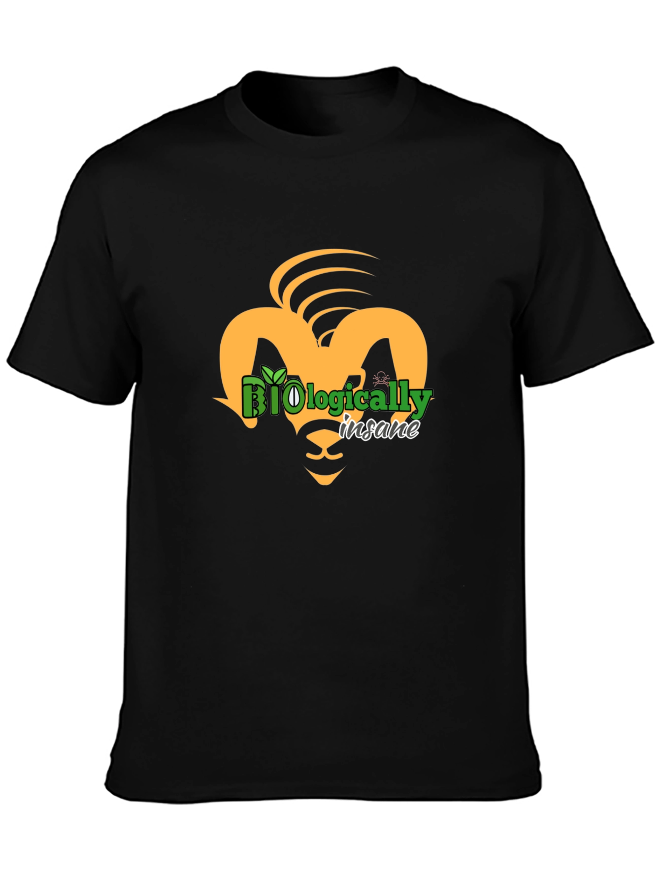 Biologically Insane Ram Graphic Tee - Black
