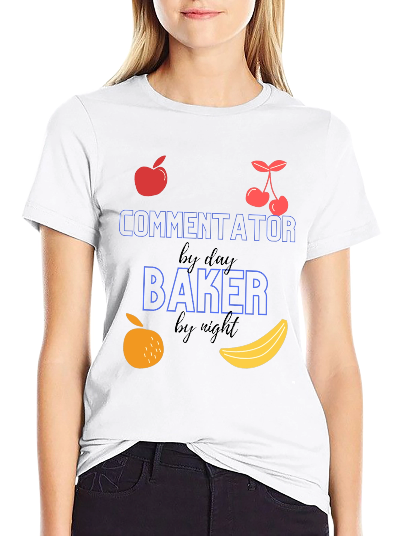 Commentator by Day Baker by Night T-Shirt