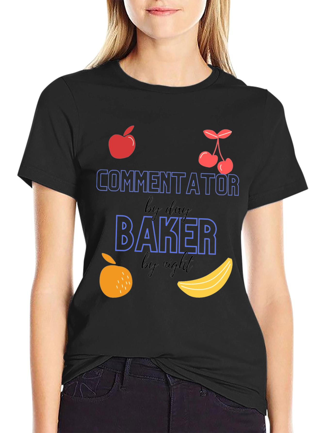 Commentator by Day Baker by Night T-Shirt