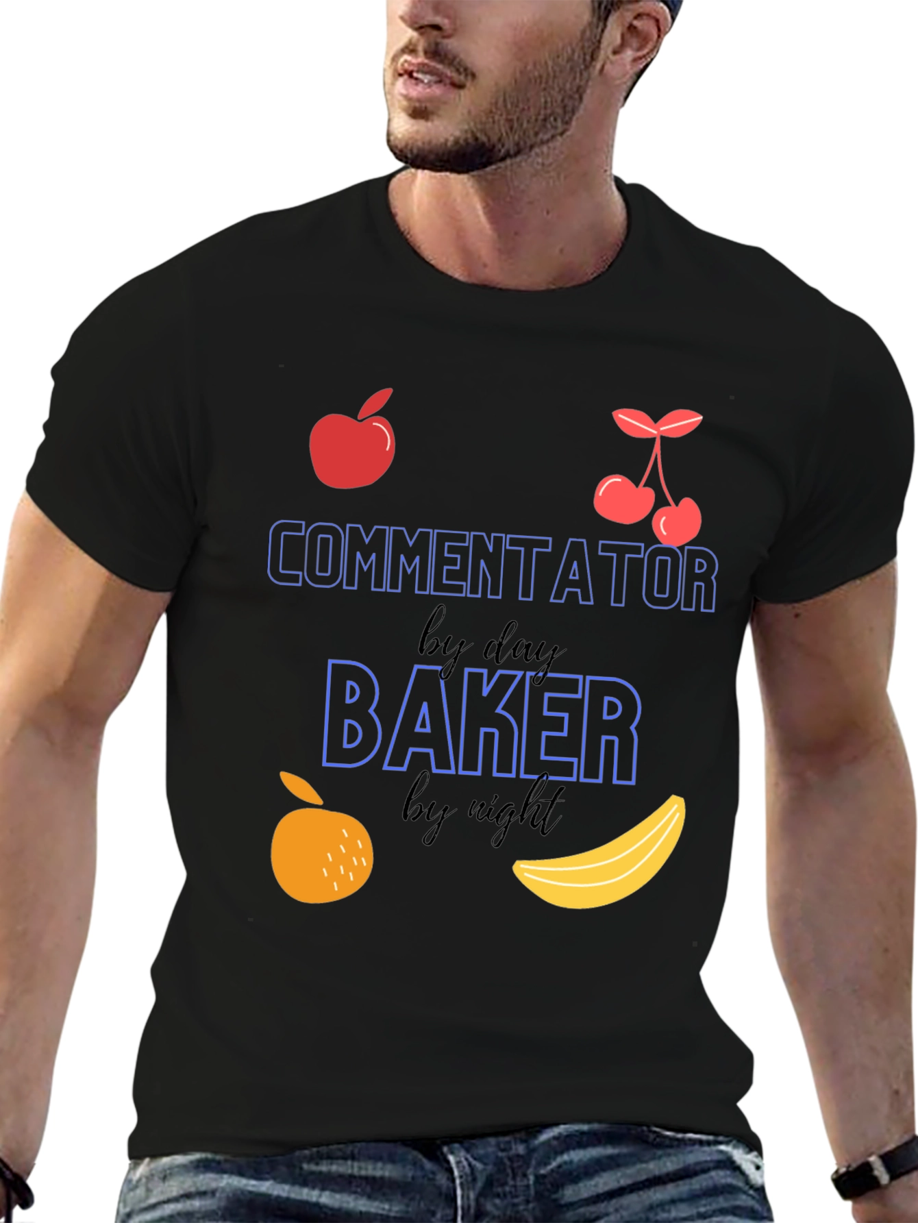Commentator by Day Baker by Night T-Shirt