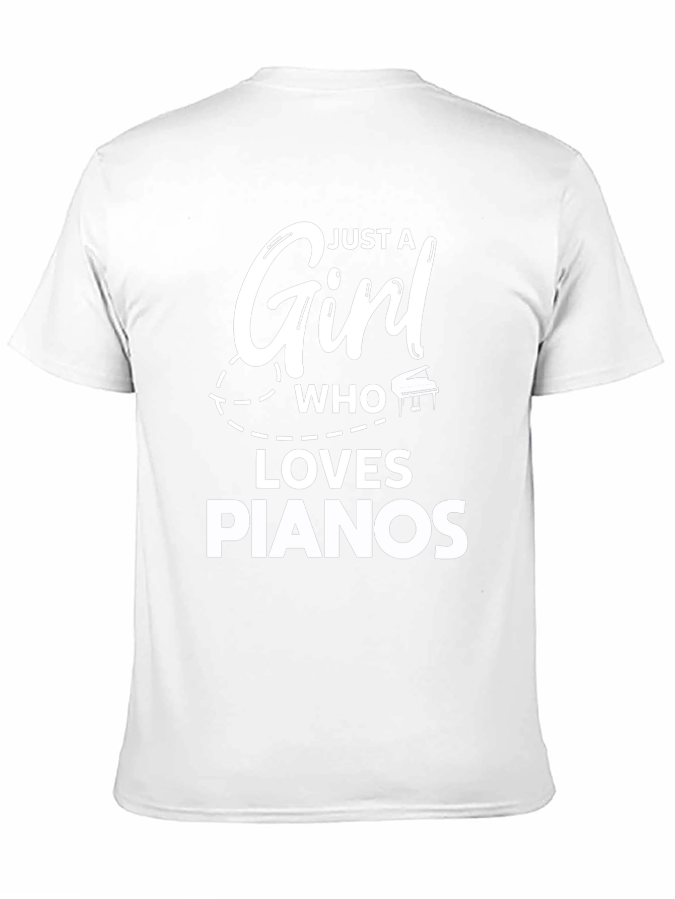 Just A Girl Who Loves Pianos T-Shirt