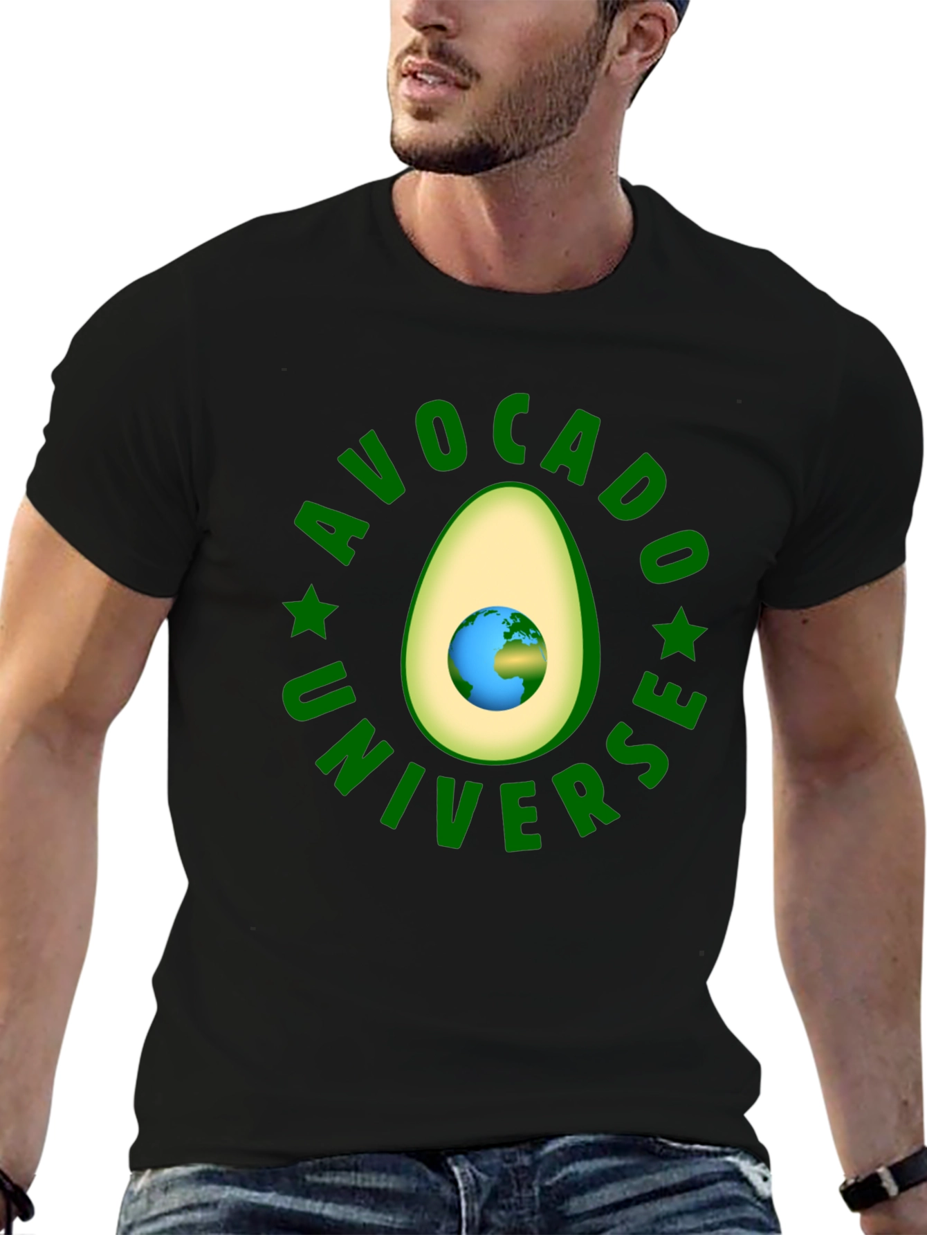 Avocado Universe Graphic T-Shirt