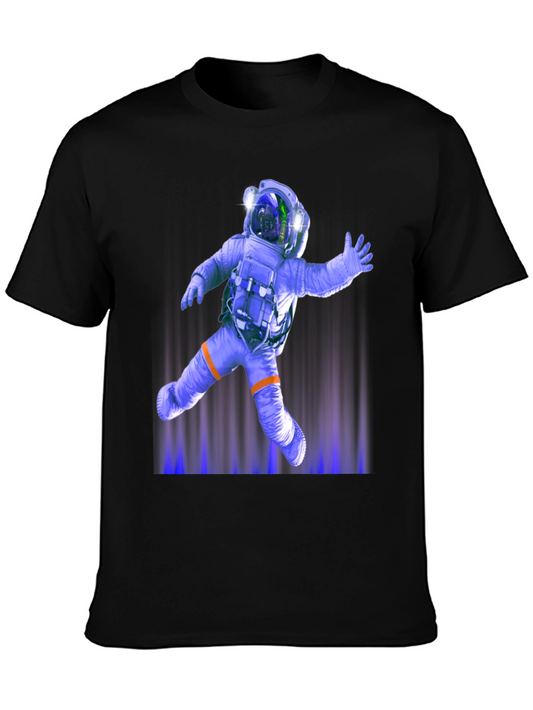 Astronaut Graphic T-Shirt - Mens Black Tee