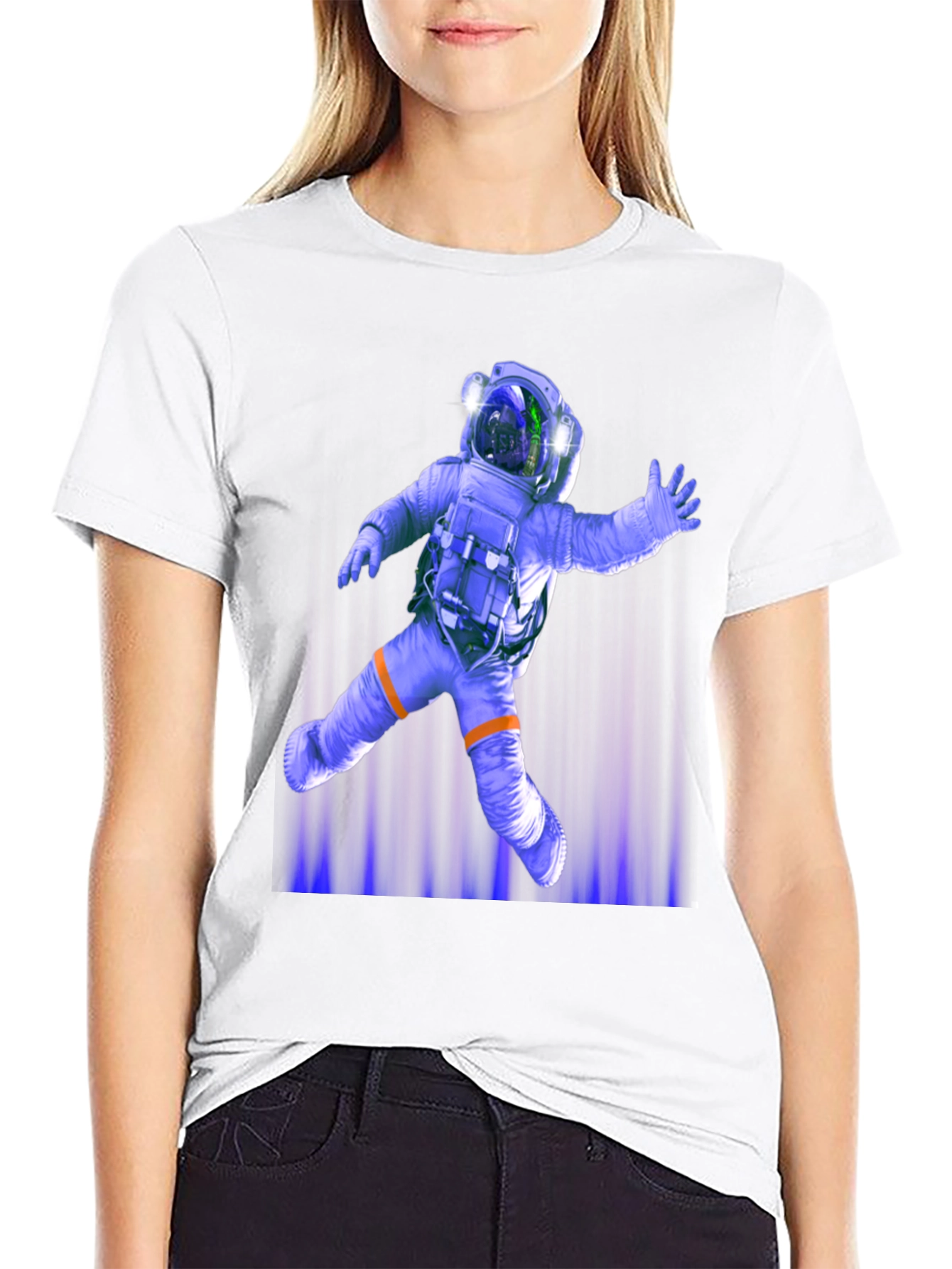 Astronaut Graphic T-Shirt - Mens Black Tee