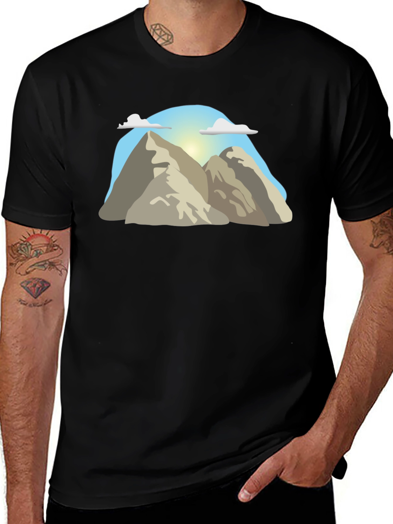 Mountain Peak Graphic Tee - Adventure Awaits!