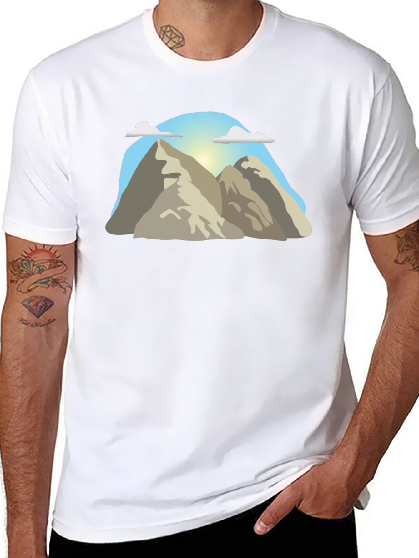 Mountain Peak Graphic Tee - Adventure Awaits!
