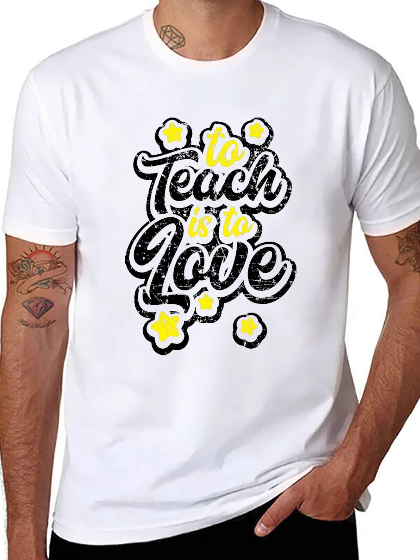 To Teach Is To Love Graphic Tee - Black