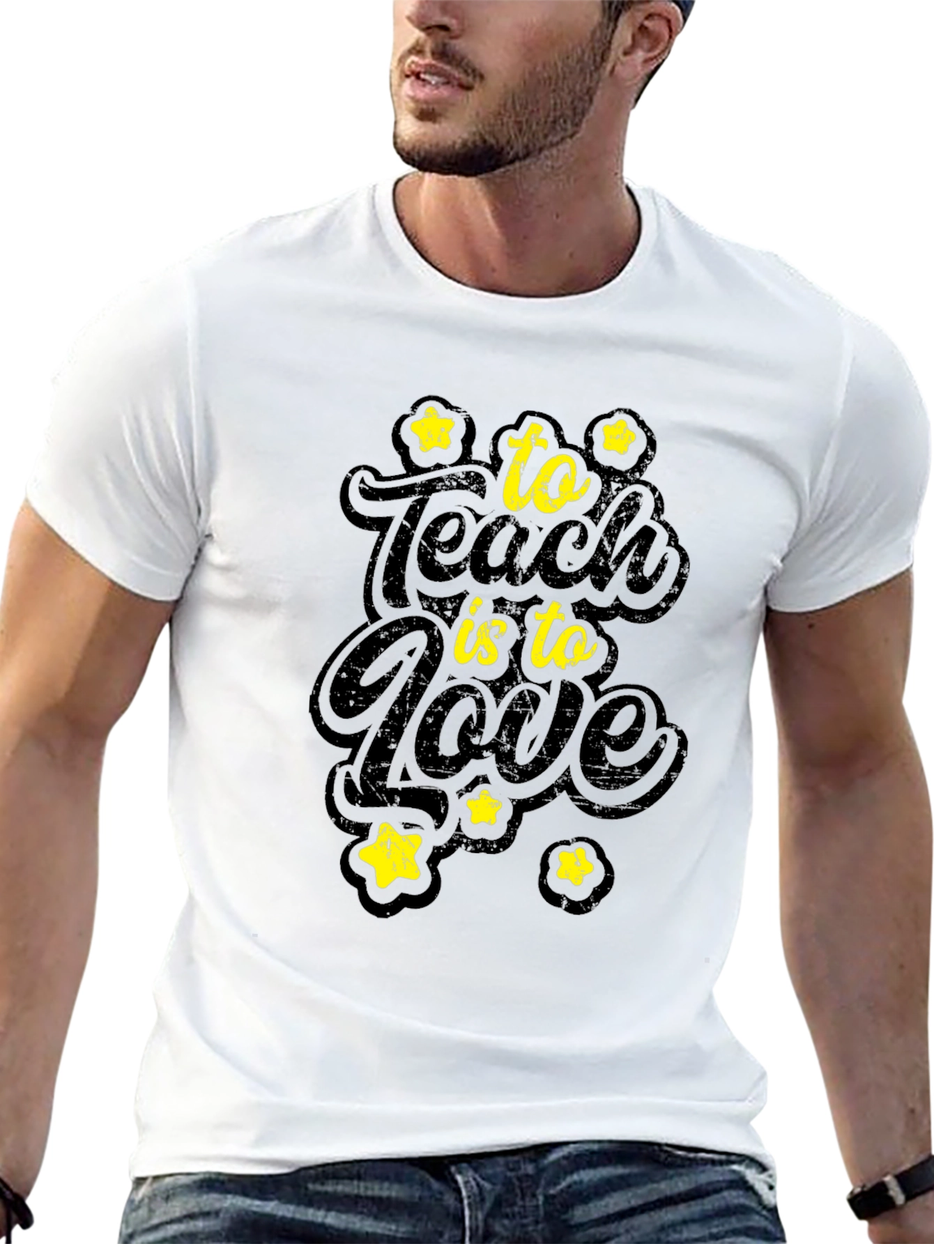 To Teach Is To Love Graphic Tee - Black