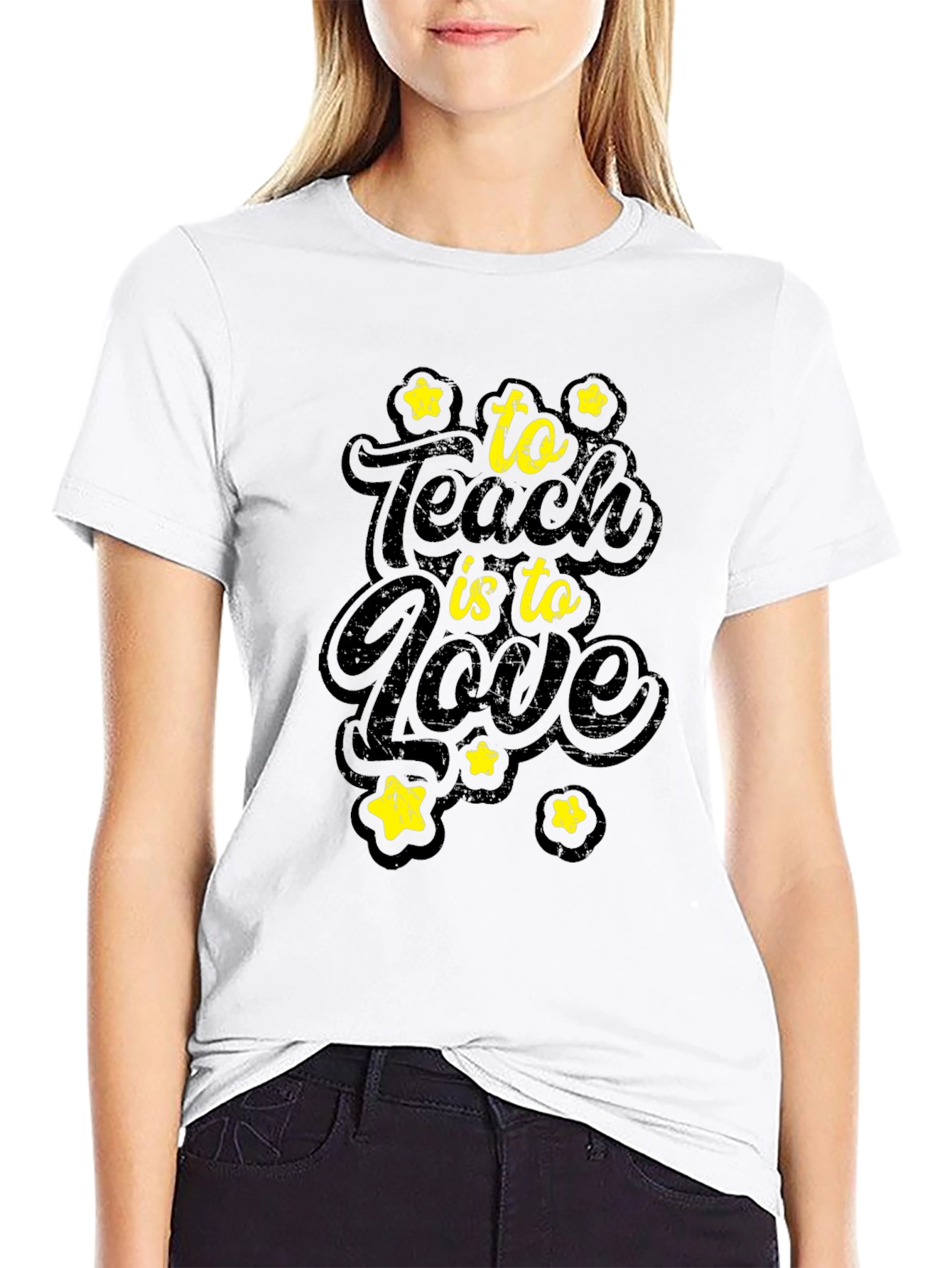 To Teach Is To Love Graphic Tee - Black