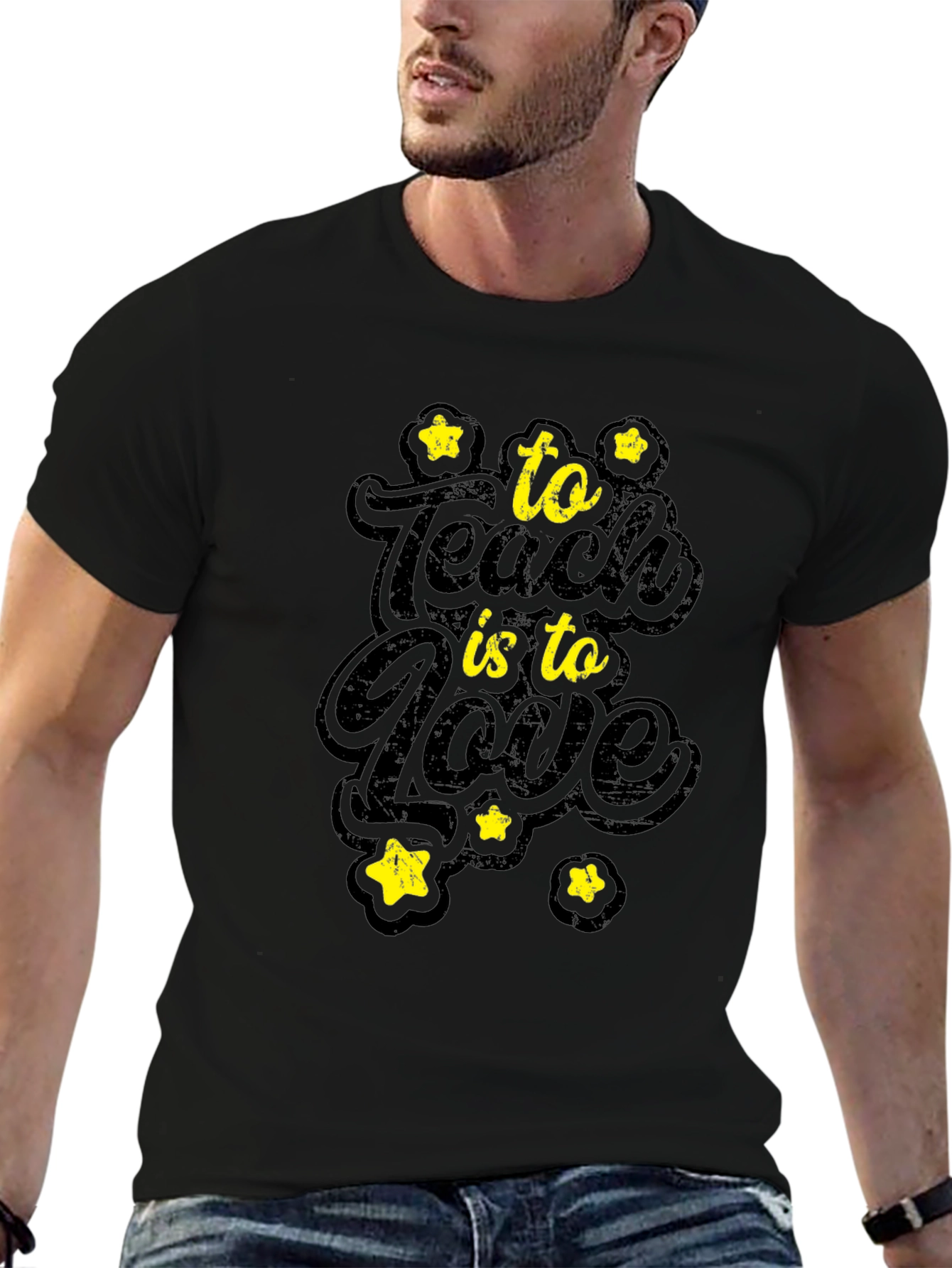 To Teach Is To Love Graphic Tee - Black
