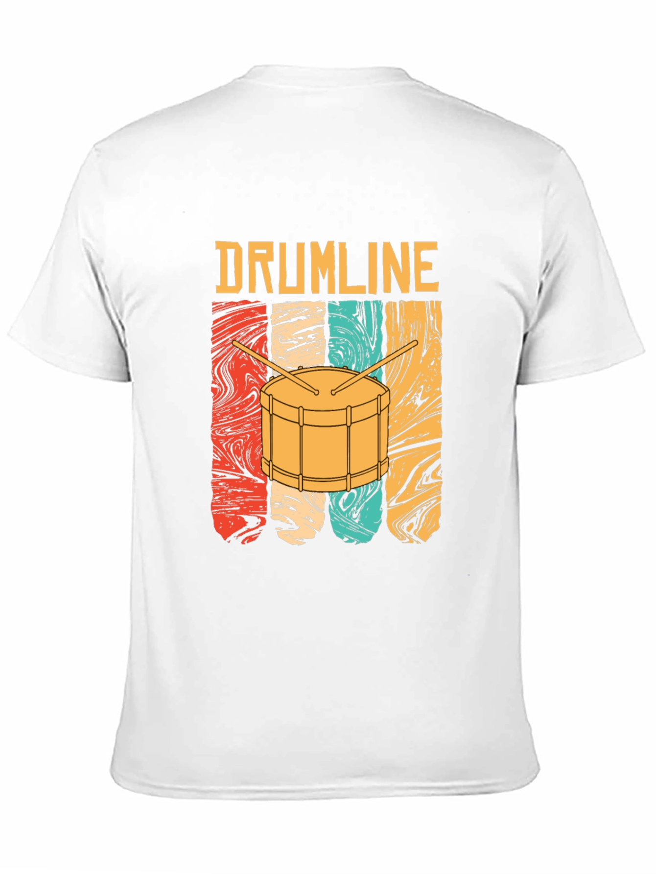 Drumline Retro T-Shirt Music Band Tee