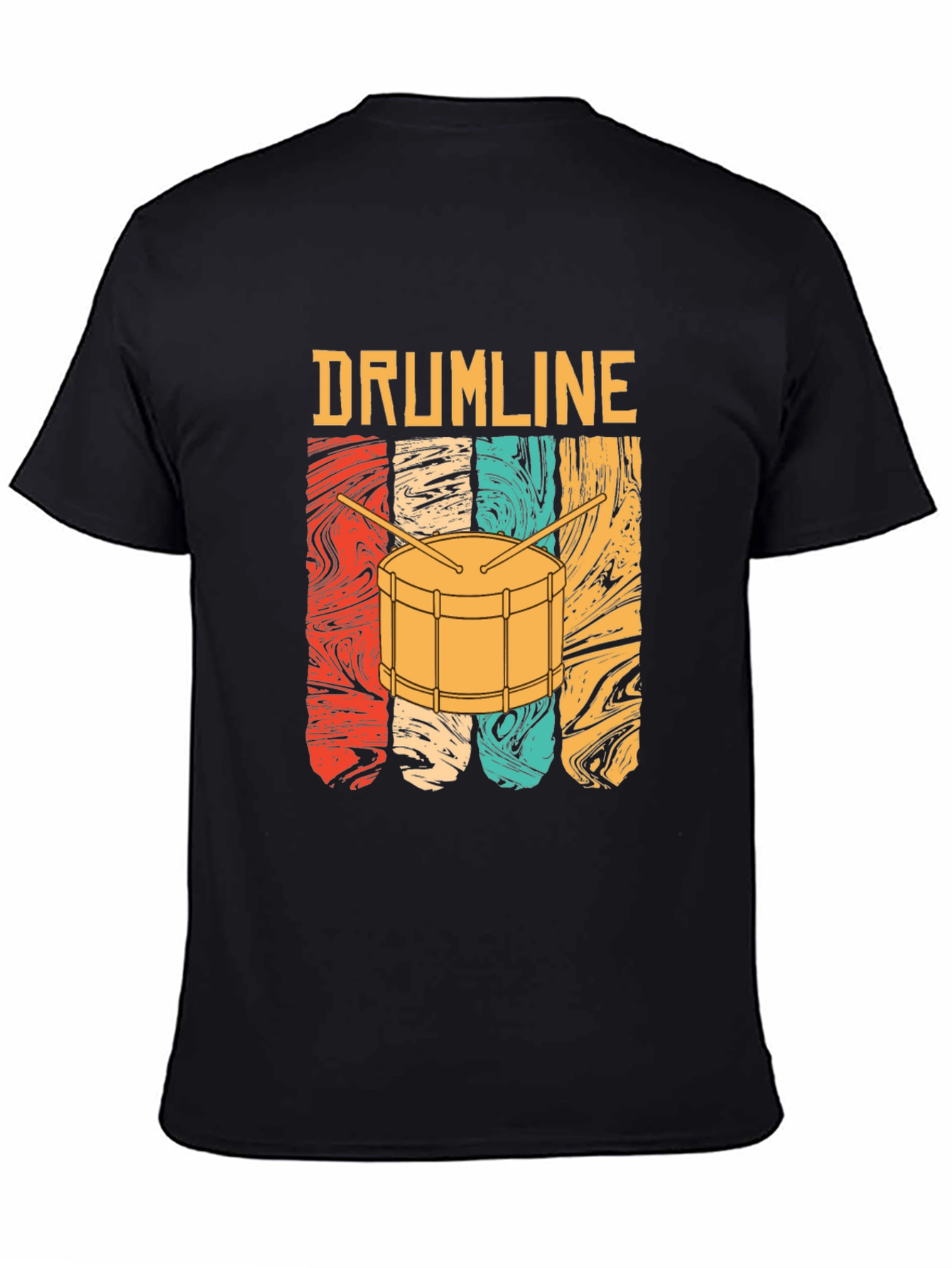 Drumline Retro T-Shirt Music Band Tee