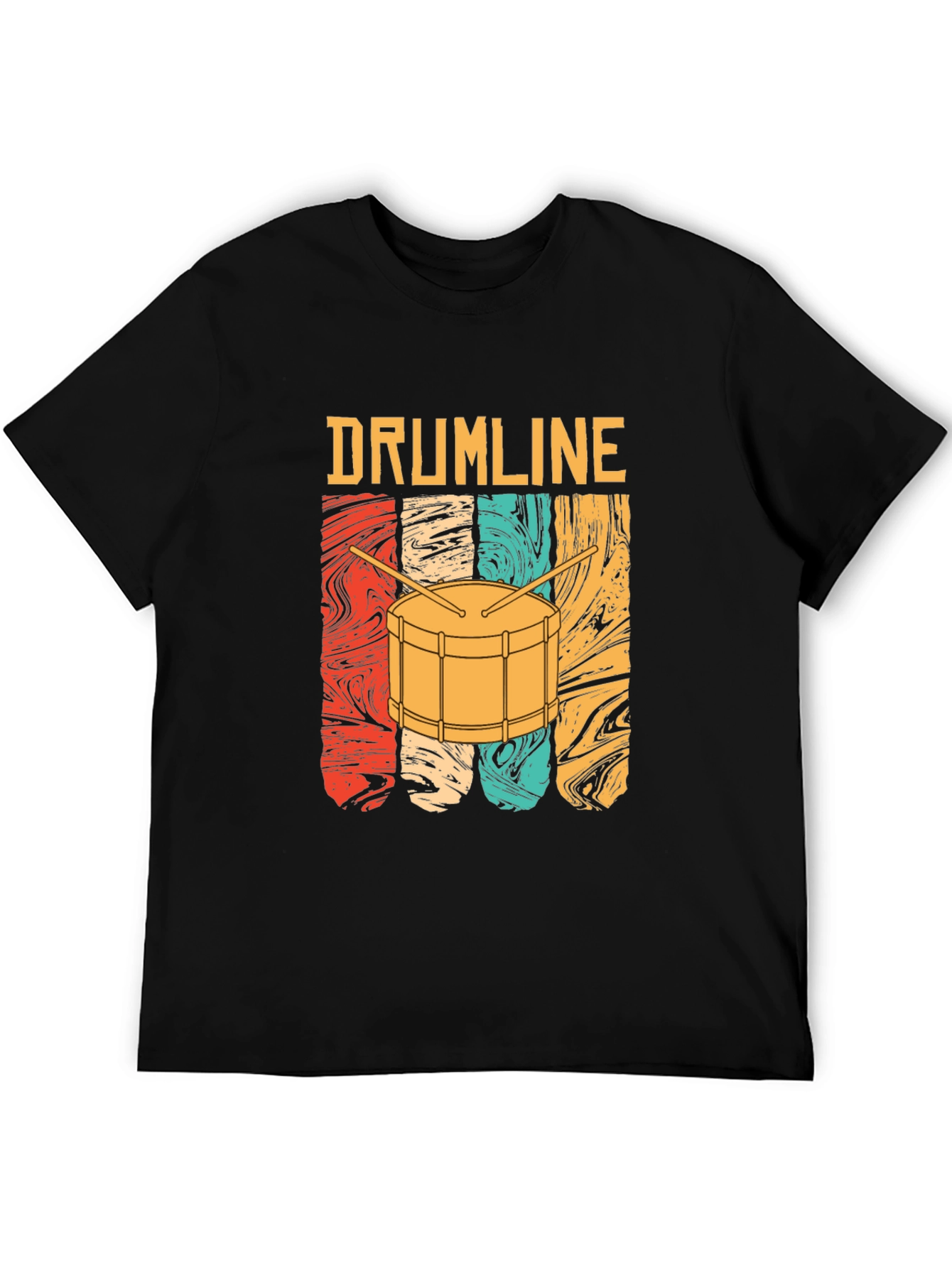 Drumline Retro T-Shirt Music Band Tee