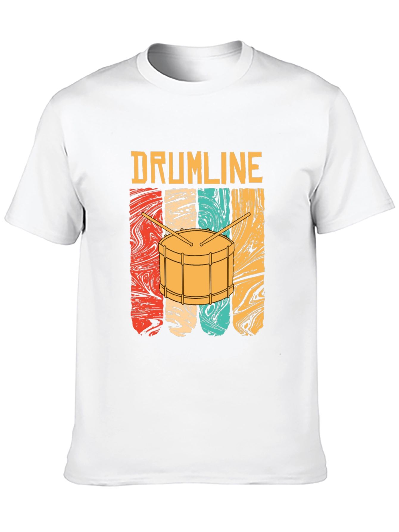 Drumline Retro T-Shirt Music Band Tee