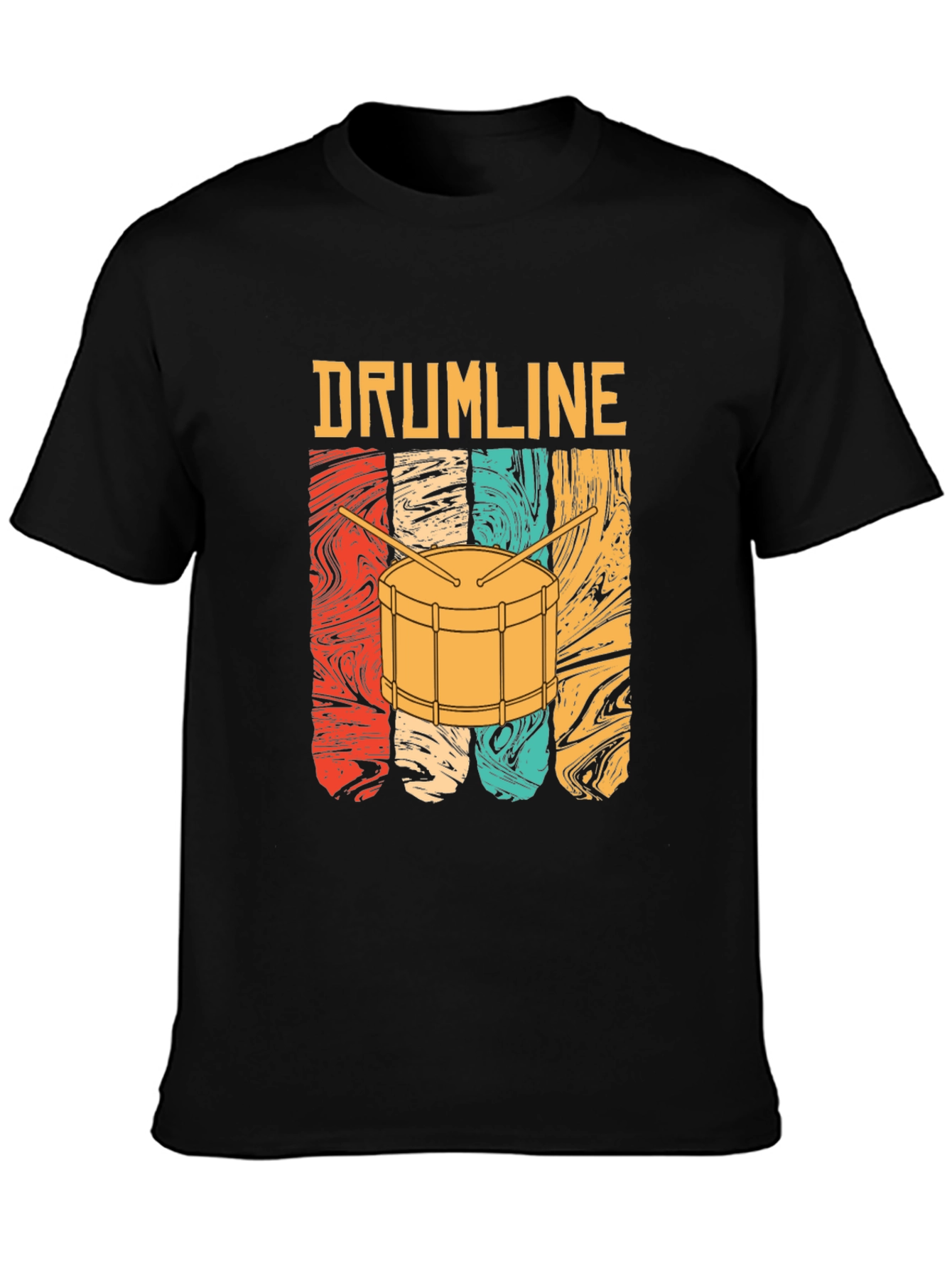 Drumline Retro T-Shirt Music Band Tee