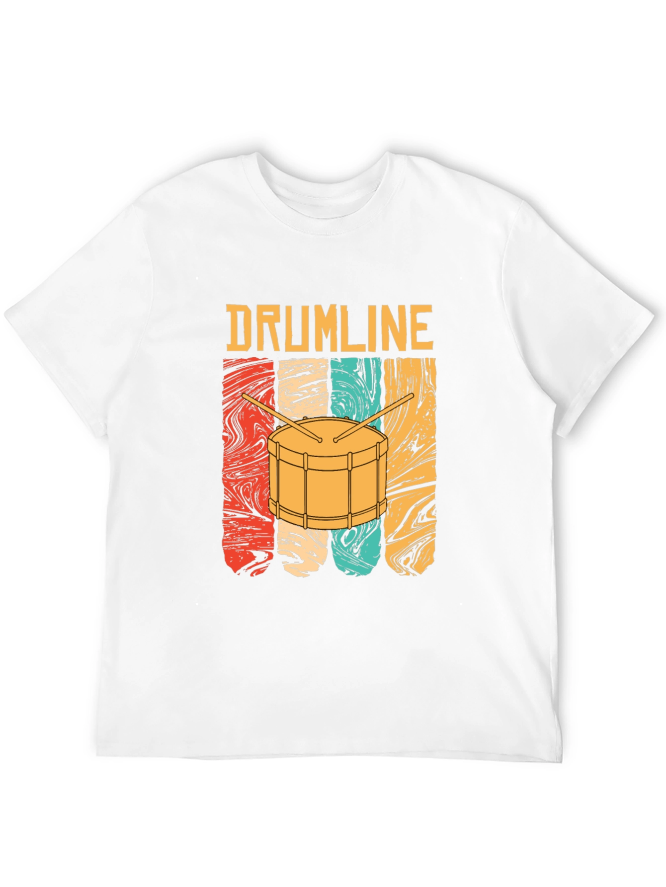 Drumline Retro T-Shirt Music Band Tee