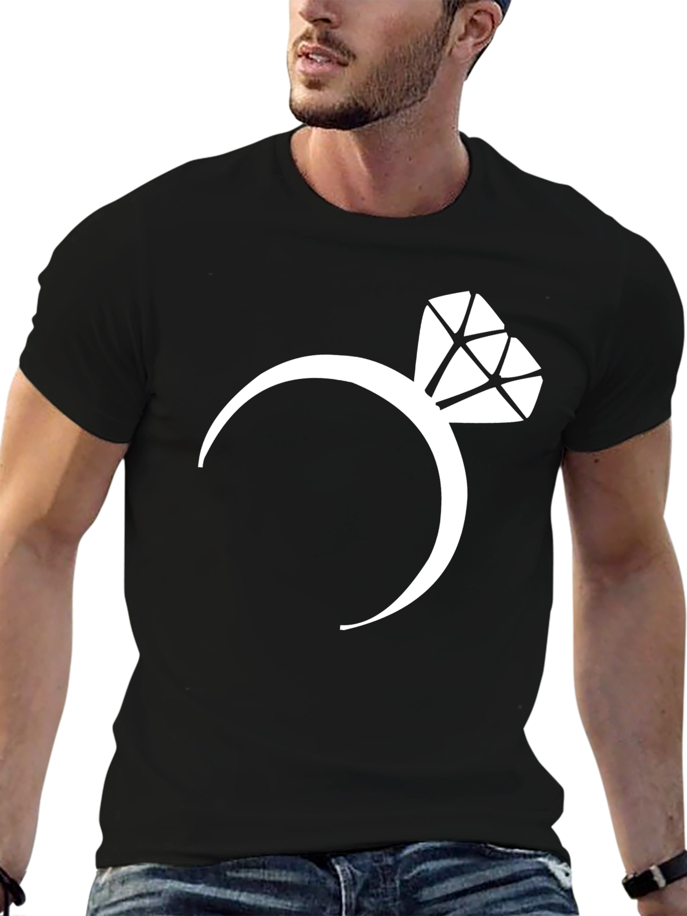 Engagement Ring Graphic Tee - Classic Fit