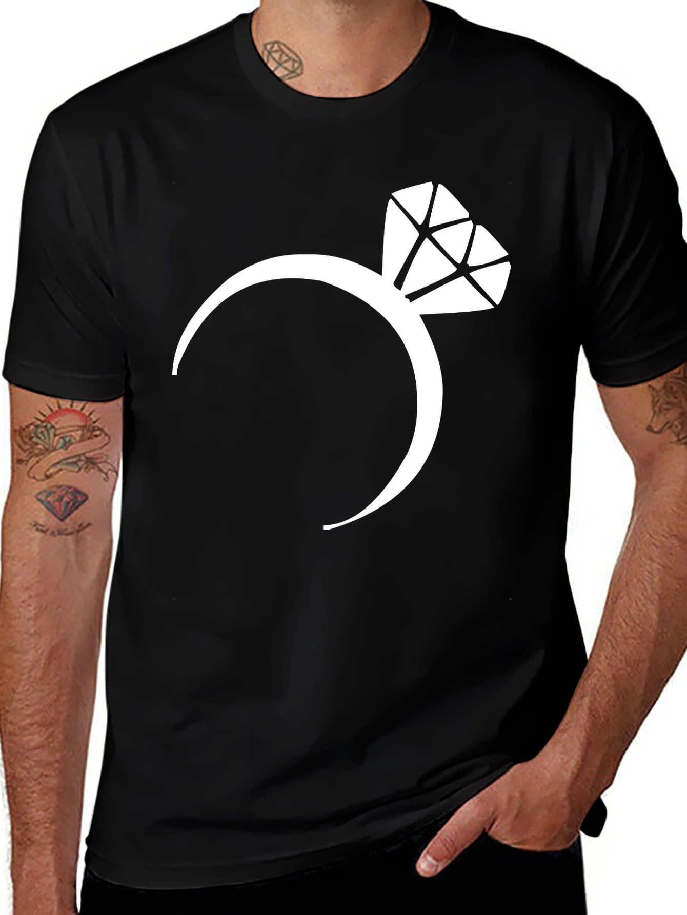Engagement Ring Graphic Tee - Classic Fit