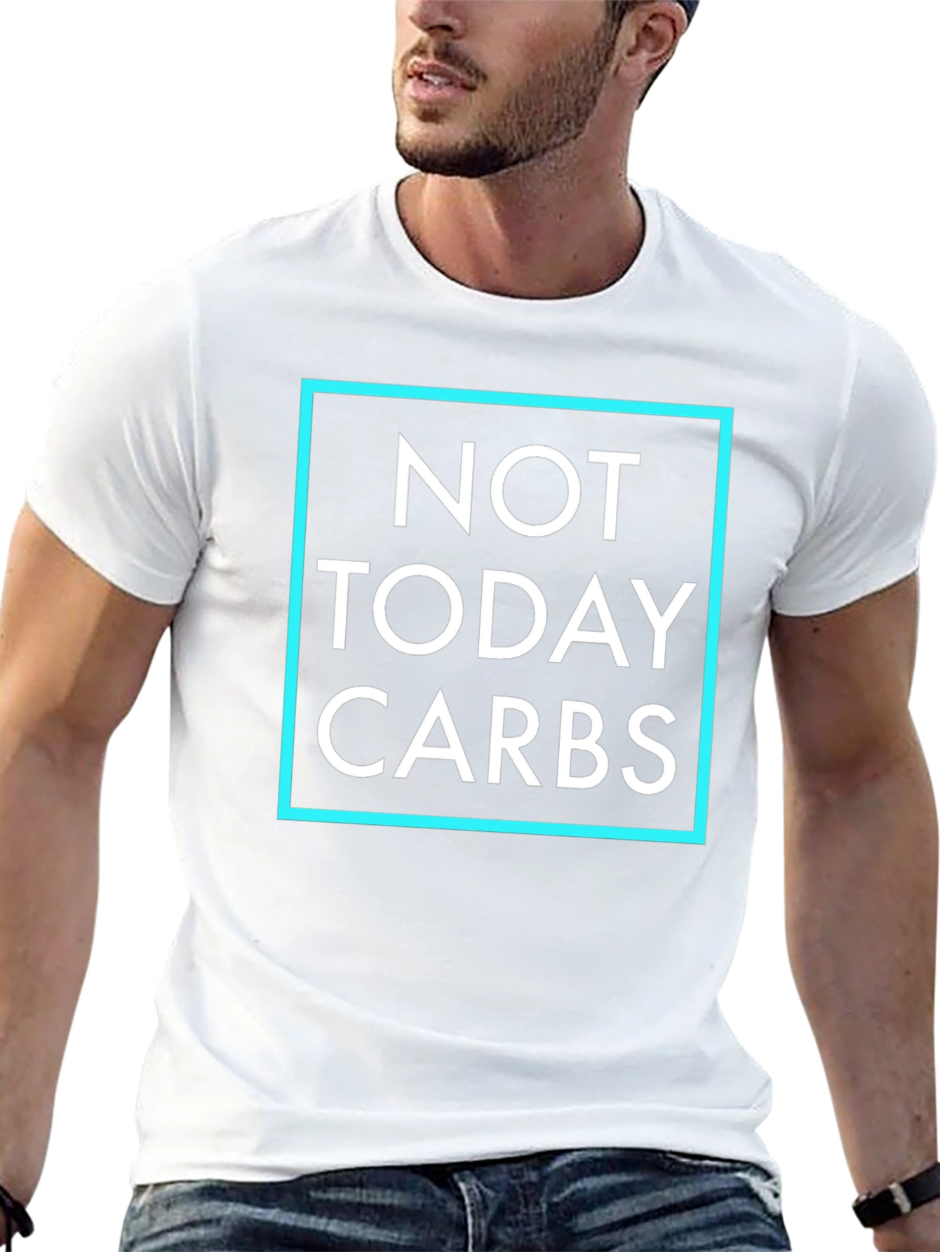 Not Today Carbs Black Graphic Tee