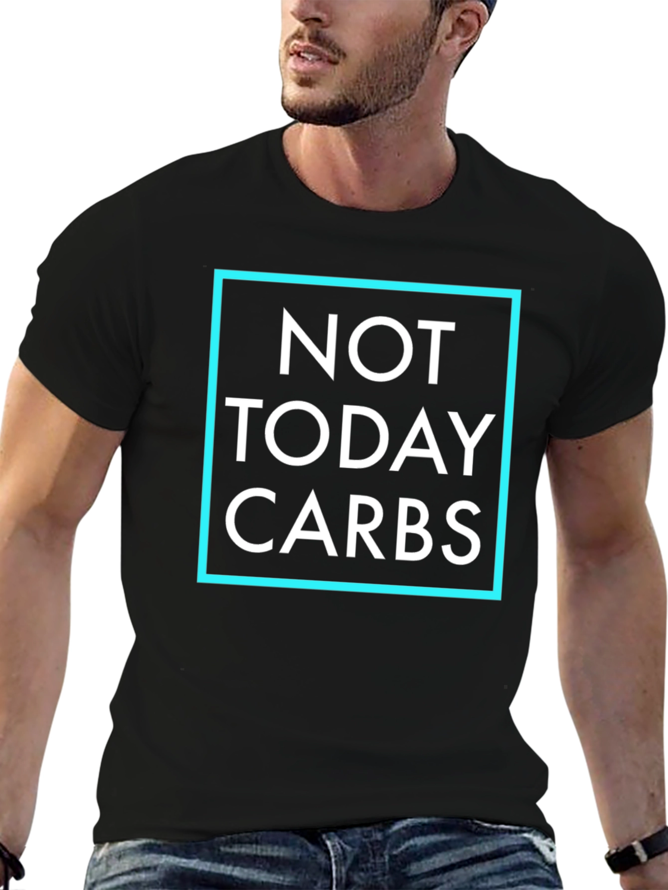 Not Today Carbs Black Graphic Tee