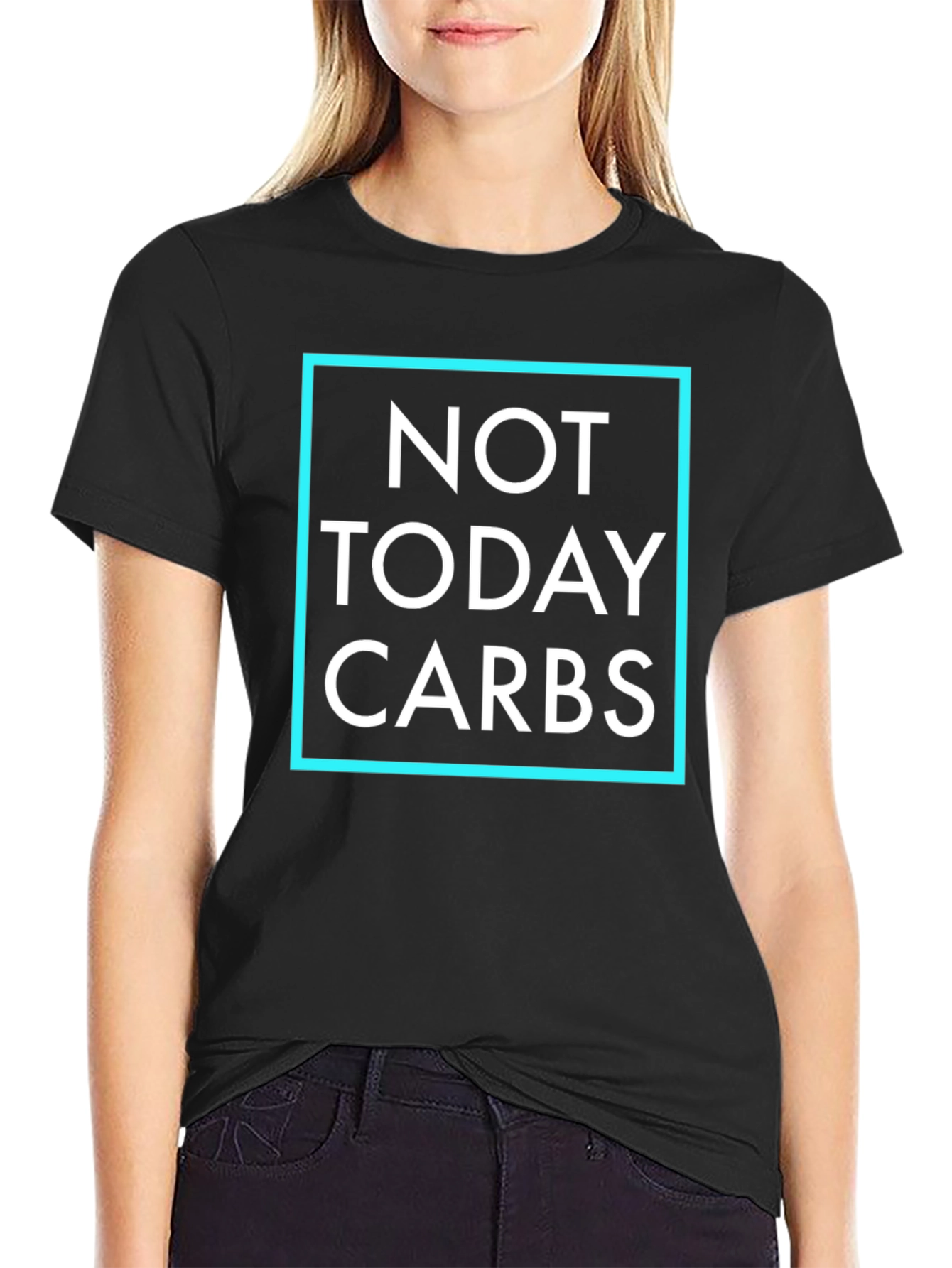 Not Today Carbs Black Graphic Tee