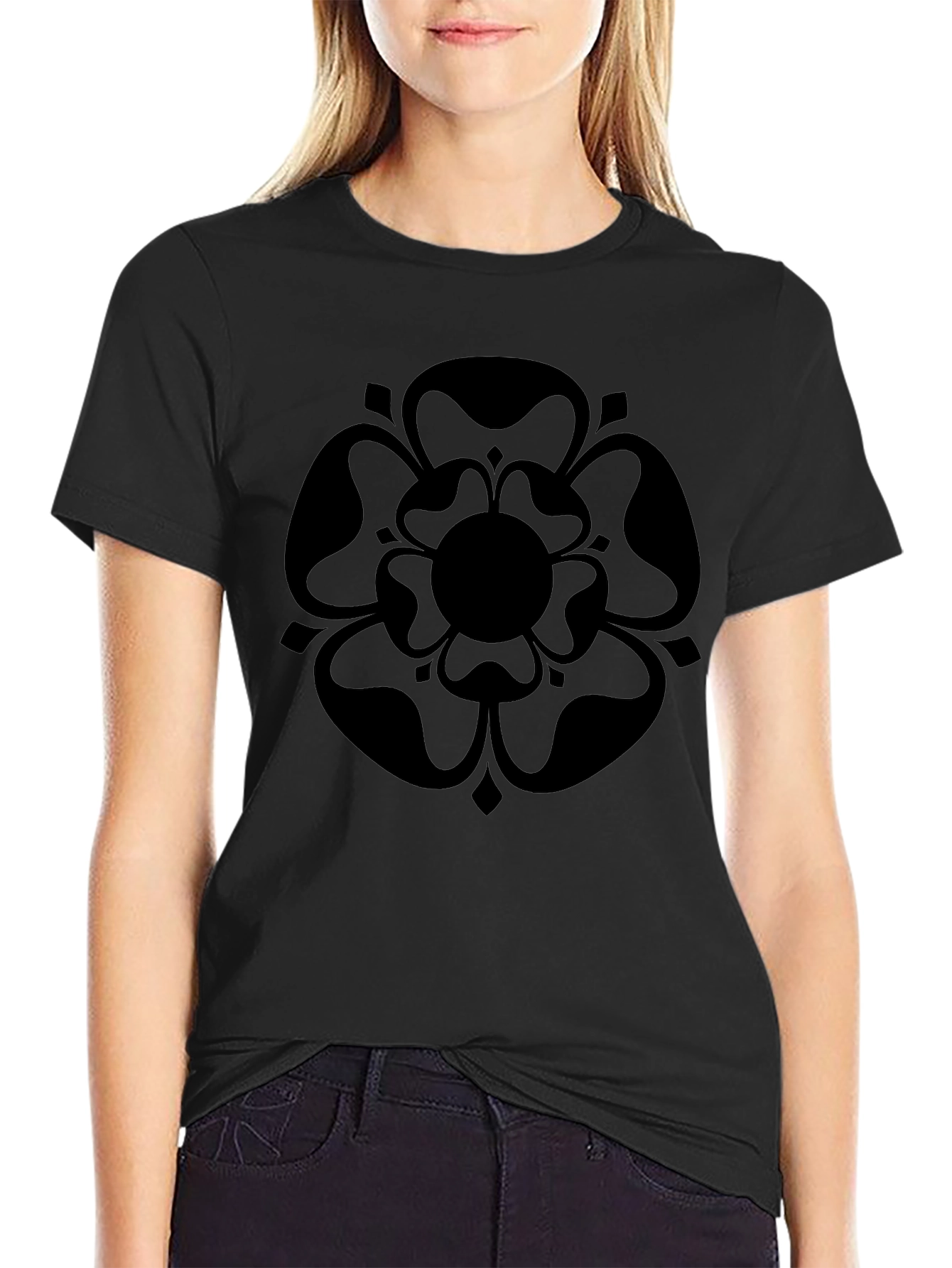 Black Rose Graphic T-Shirt - Stylish & Comfortable