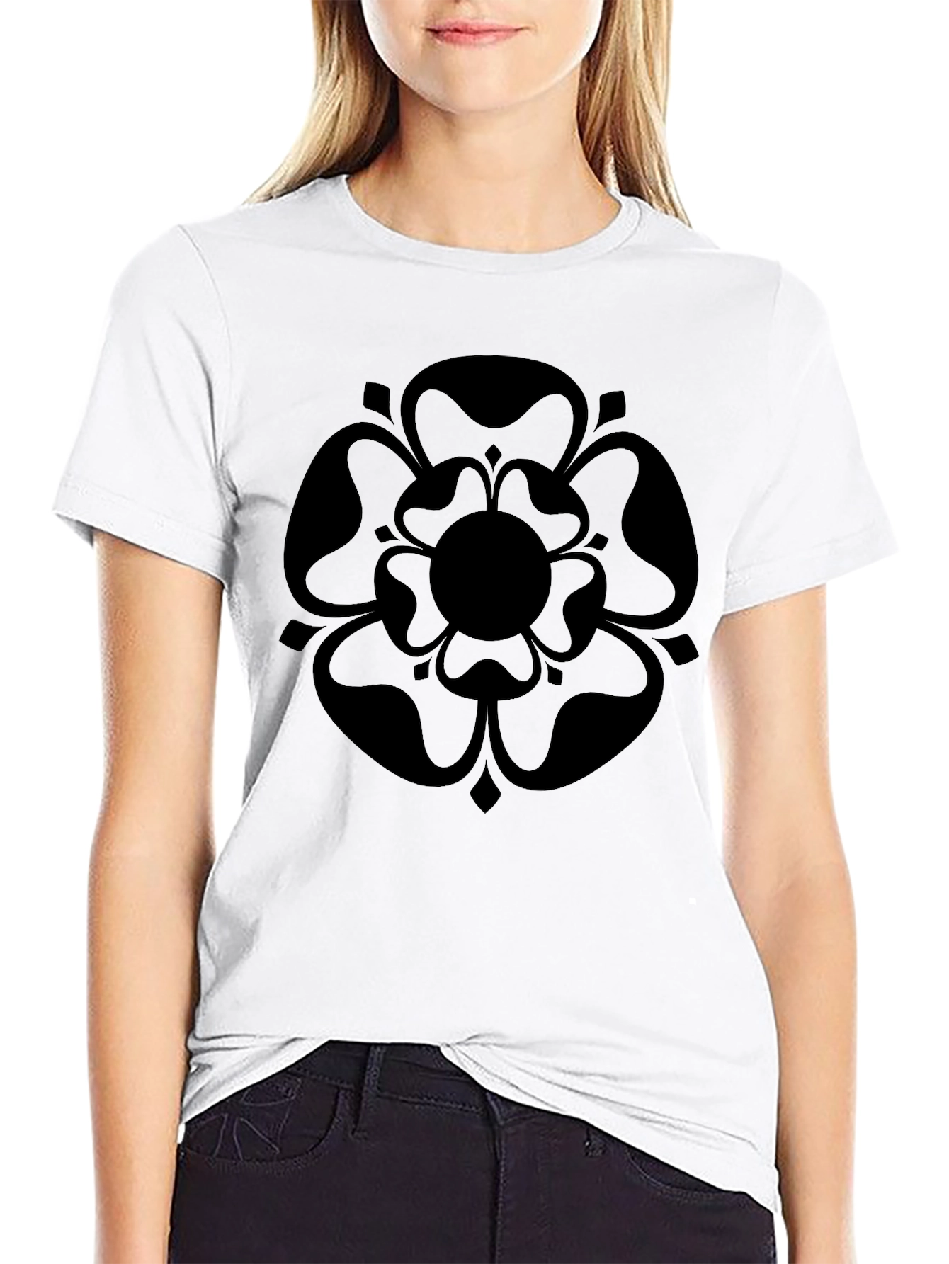 Black Rose Graphic T-Shirt - Stylish & Comfortable
