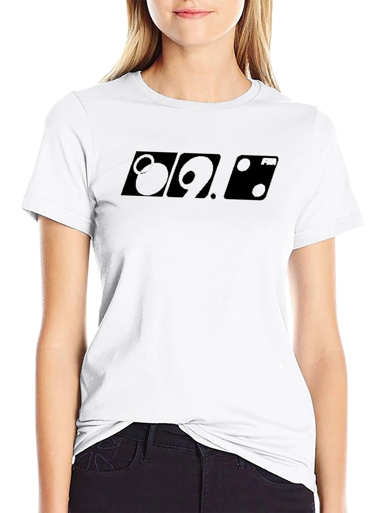 Black Graphic Tee - Cool Minimalist Design
