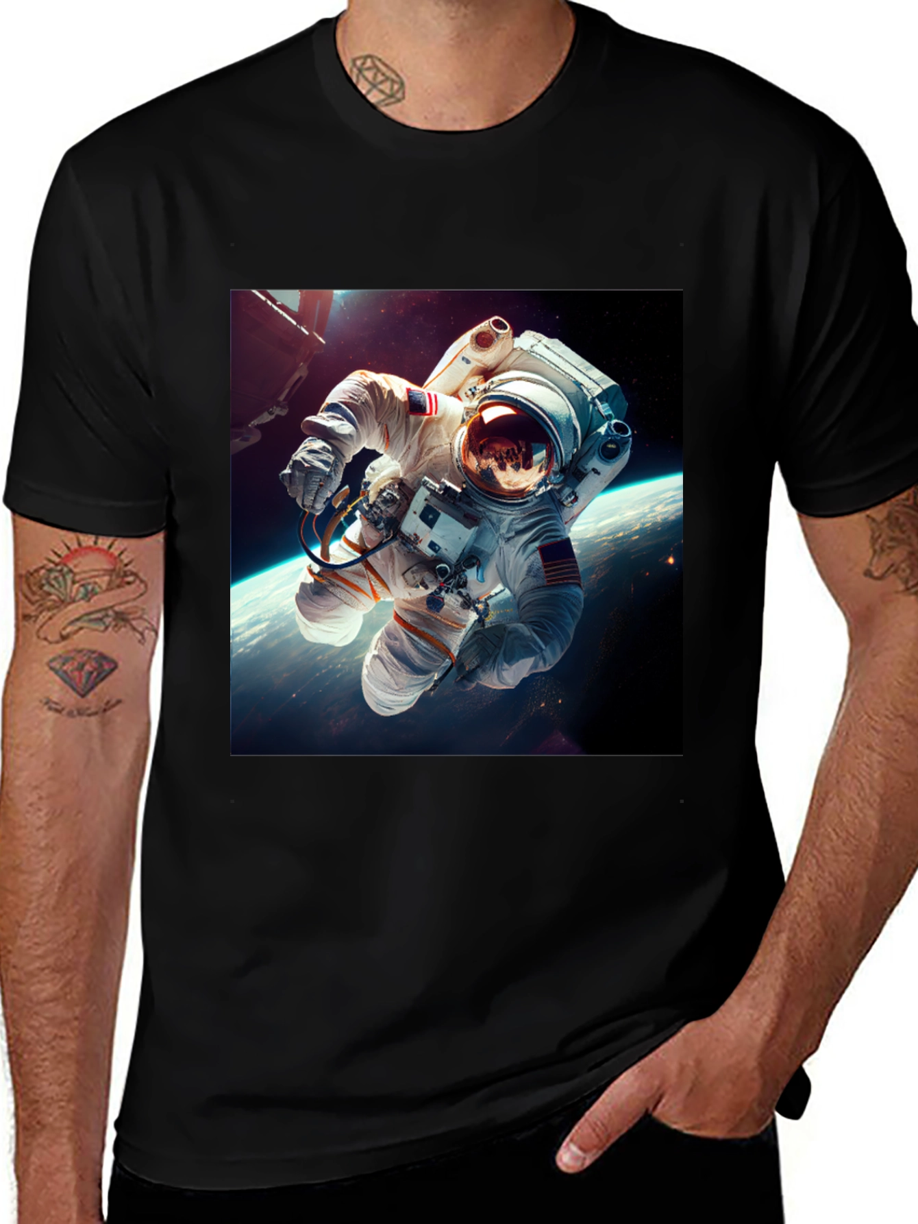 Astronaut Graphic Tee - Space Explorer T-Shirt