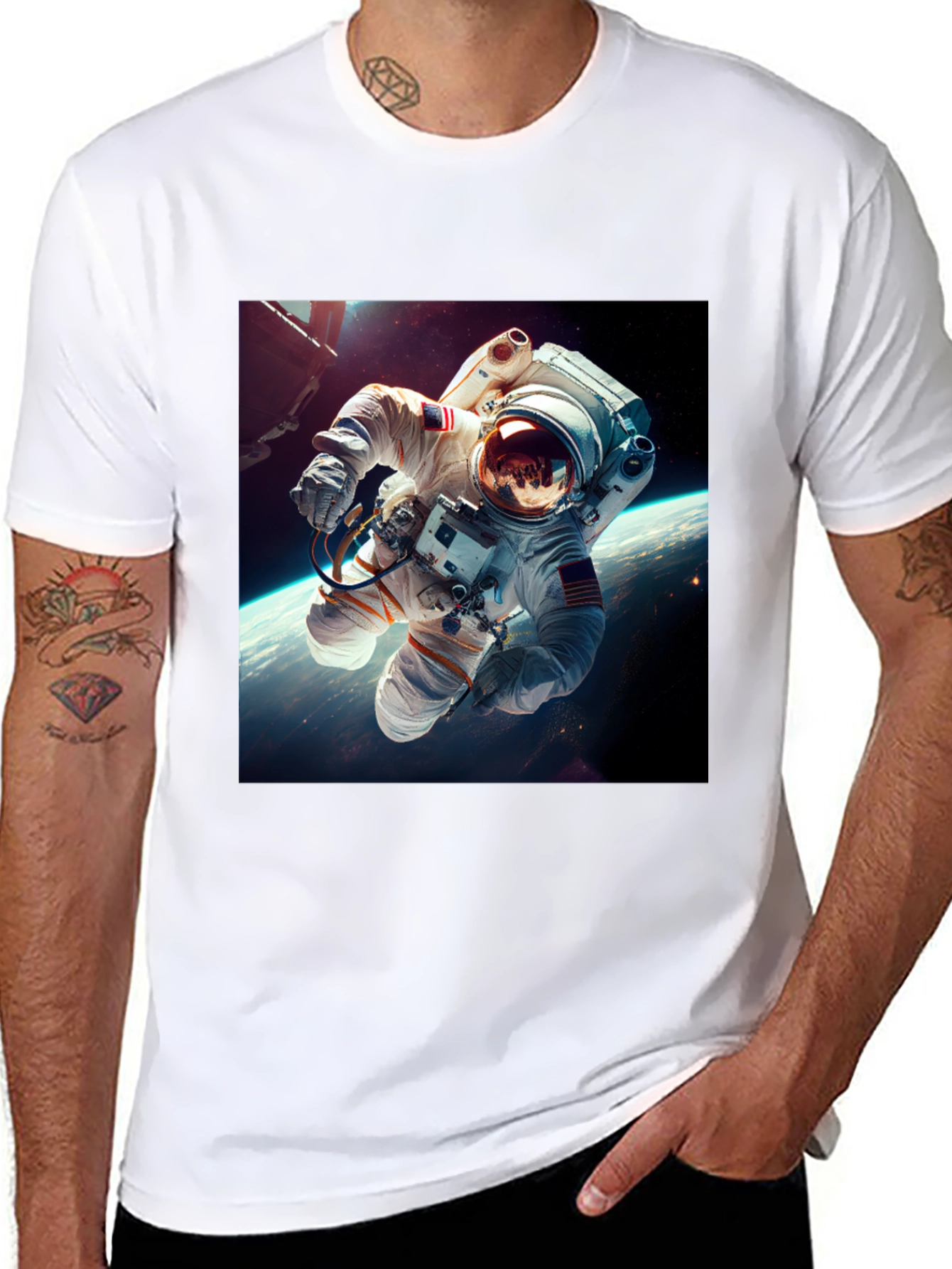 Astronaut Graphic Tee - Space Explorer T-Shirt