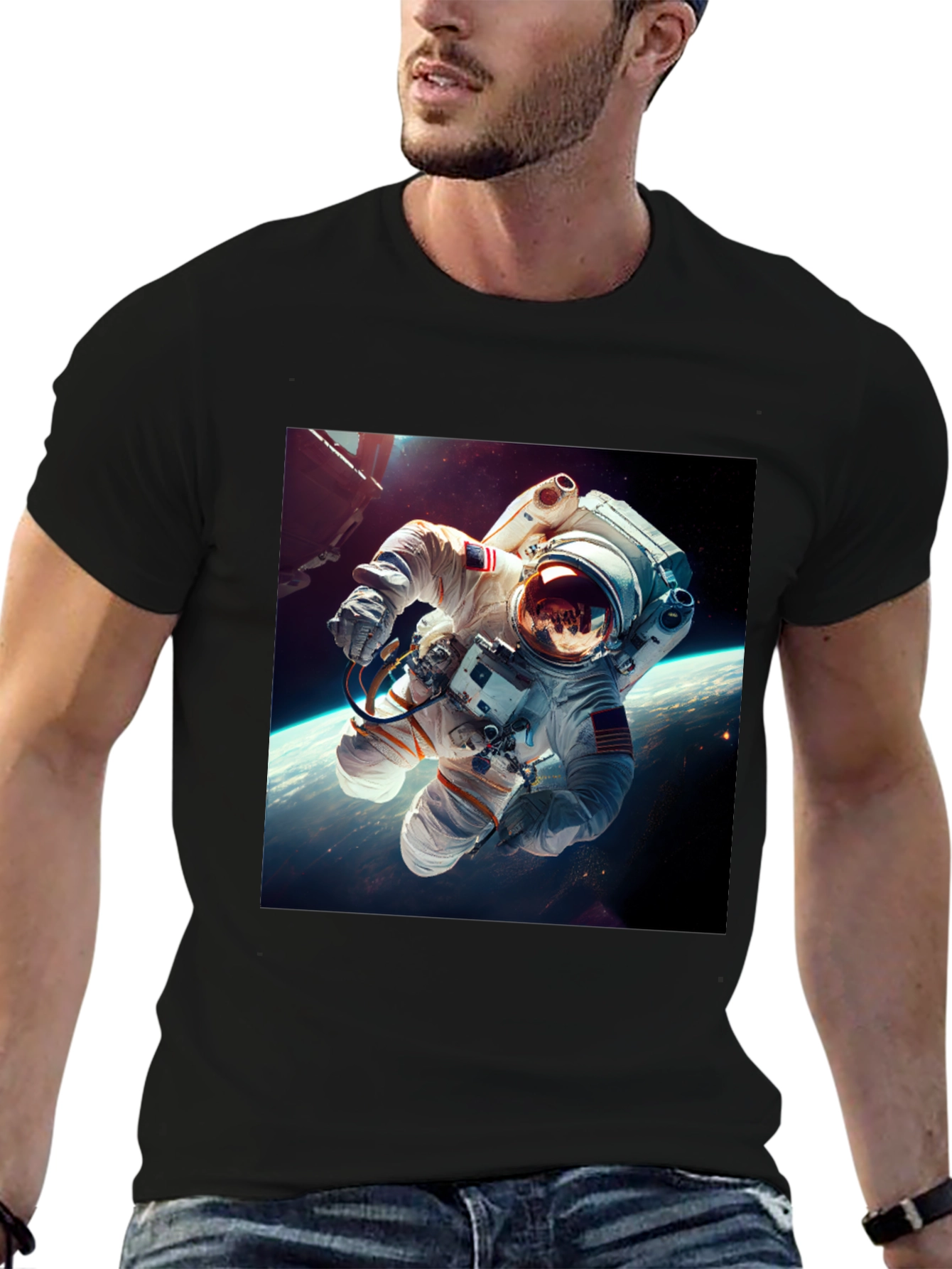 Astronaut Graphic Tee - Space Explorer T-Shirt