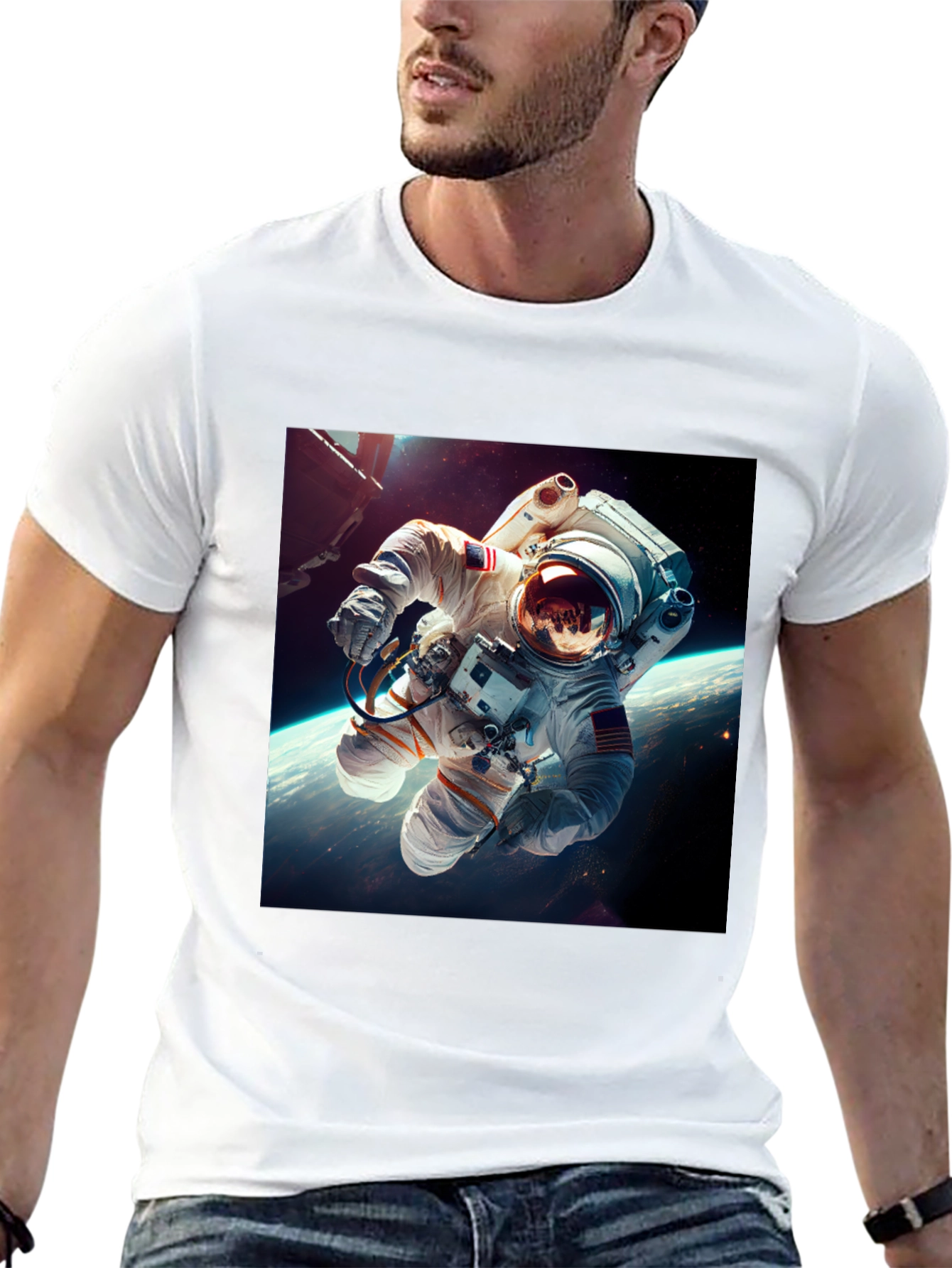 Astronaut Graphic Tee - Space Explorer T-Shirt