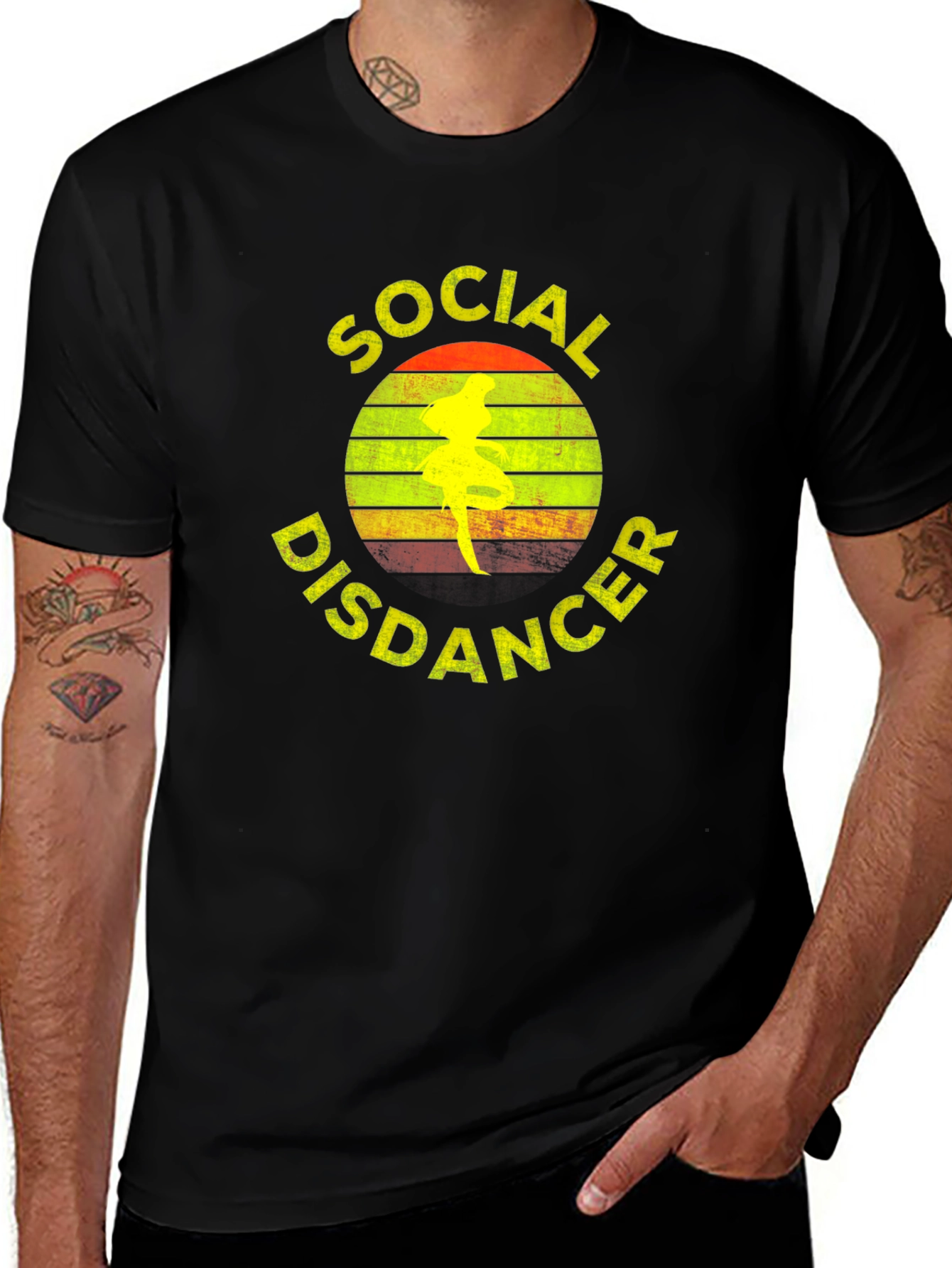 Social Disdancer T-Shirt - Dance with Distance!