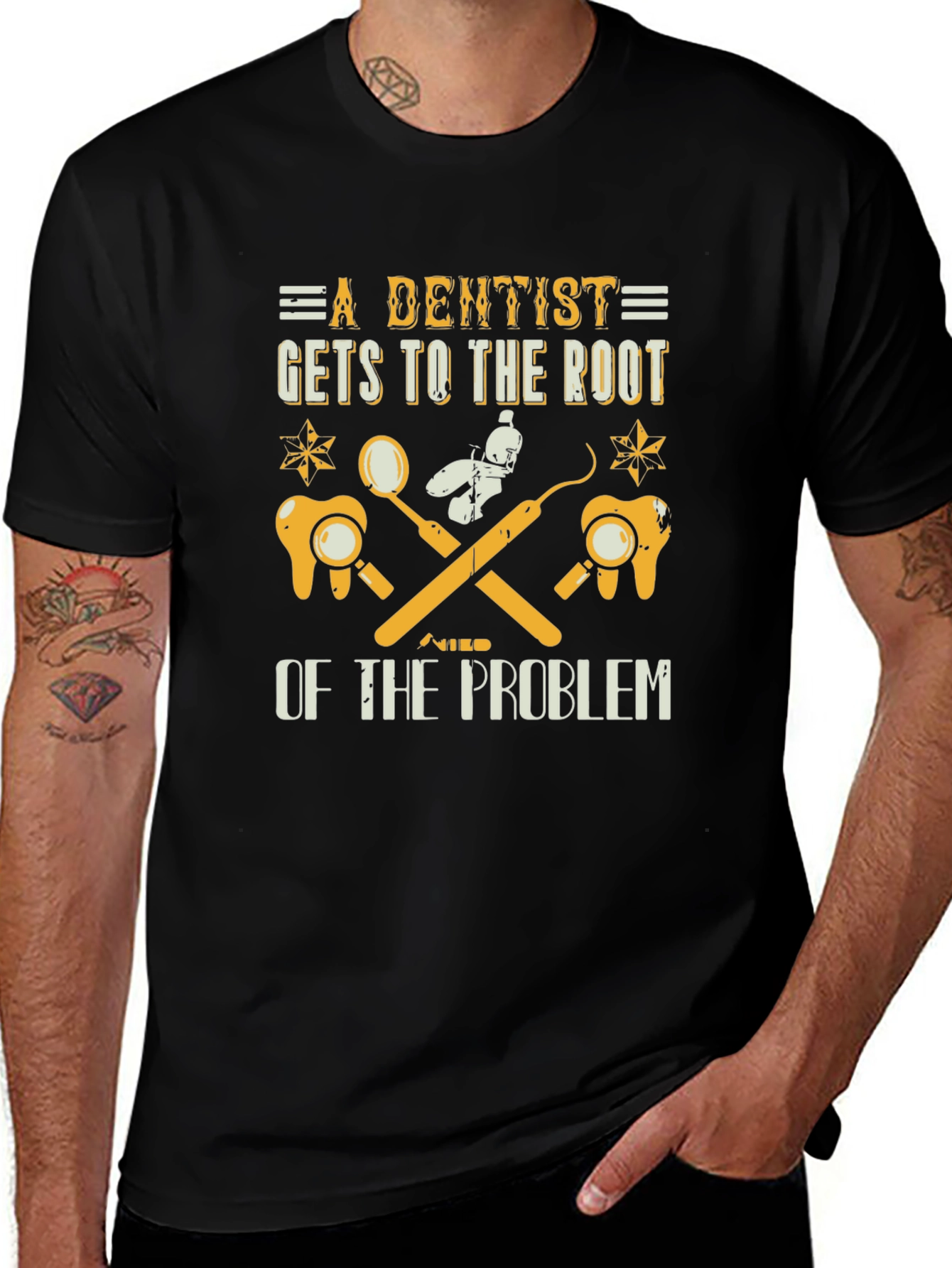 Dentist Root of the Problem Graphic Tee