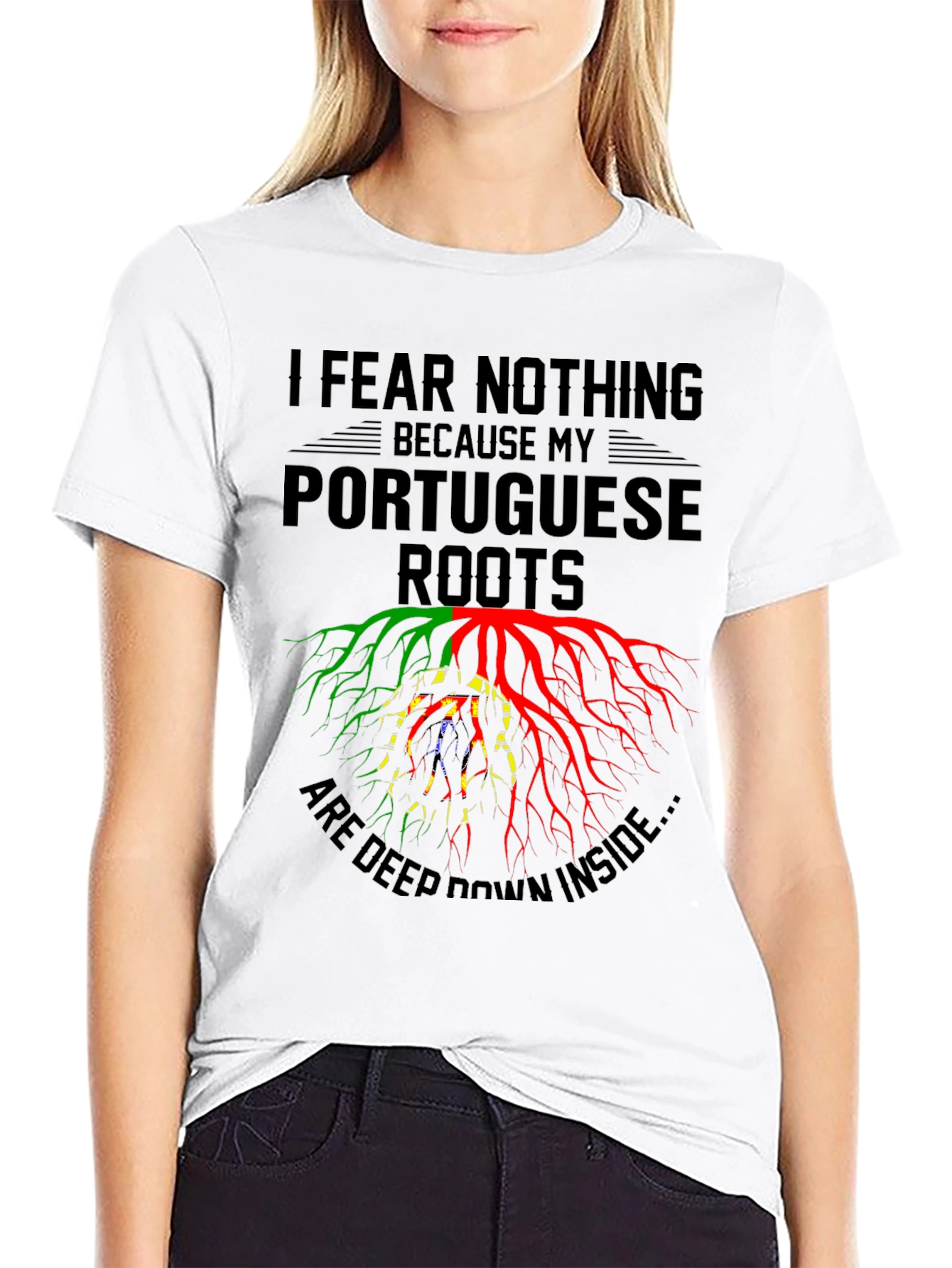 Portuguese Roots Graphic Tee - I Fear Nothing